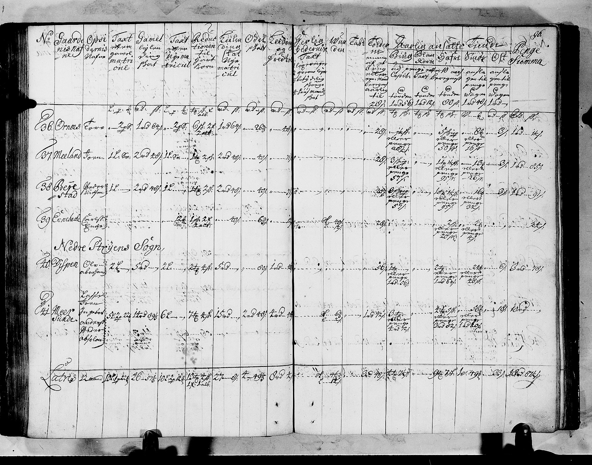 Rentekammeret inntil 1814, Realistisk ordnet avdeling, RA/EA-4070/N/Nb/Nbf/L0147: Sunnfjord og Nordfjord matrikkelprotokoll, 1723, p. 100