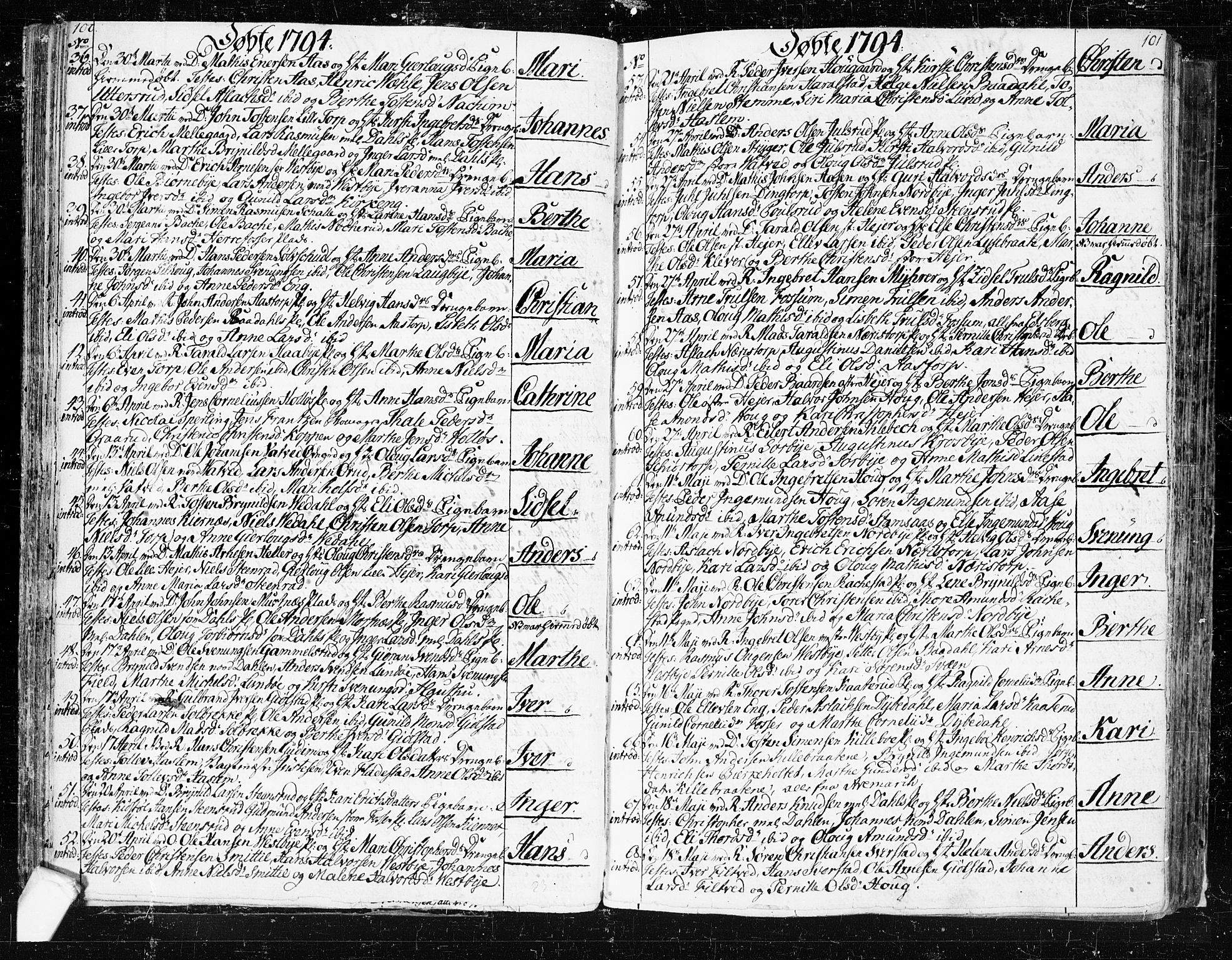 Rakkestad prestekontor Kirkebøker, AV/SAO-A-2008/F/Fa/L0005: Parish register (official) no. I 5, 1784-1814, p. 100-101