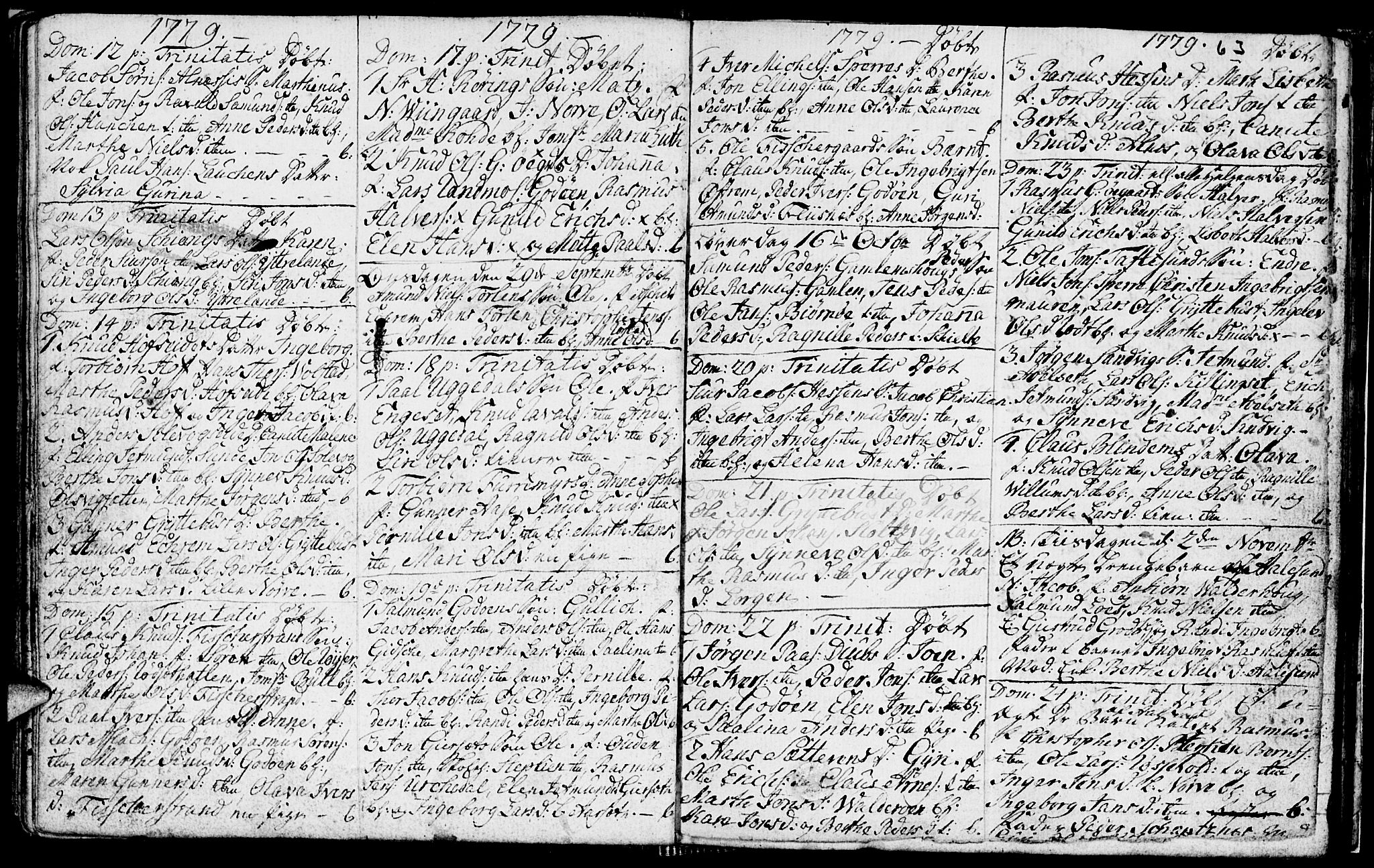 Ministerialprotokoller, klokkerbøker og fødselsregistre - Møre og Romsdal, AV/SAT-A-1454/528/L0420: Parish register (copy) no. 528C01, 1764-1784, p. 63