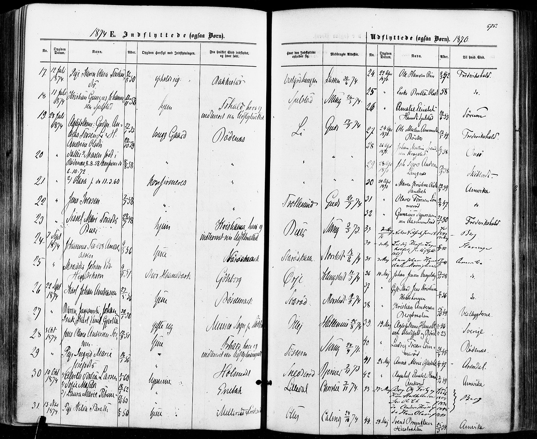 Aremark prestekontor Kirkebøker, SAO/A-10899/F/Fc/L0004: Parish register (official) no. III 4, 1866-1877, p. 675-676