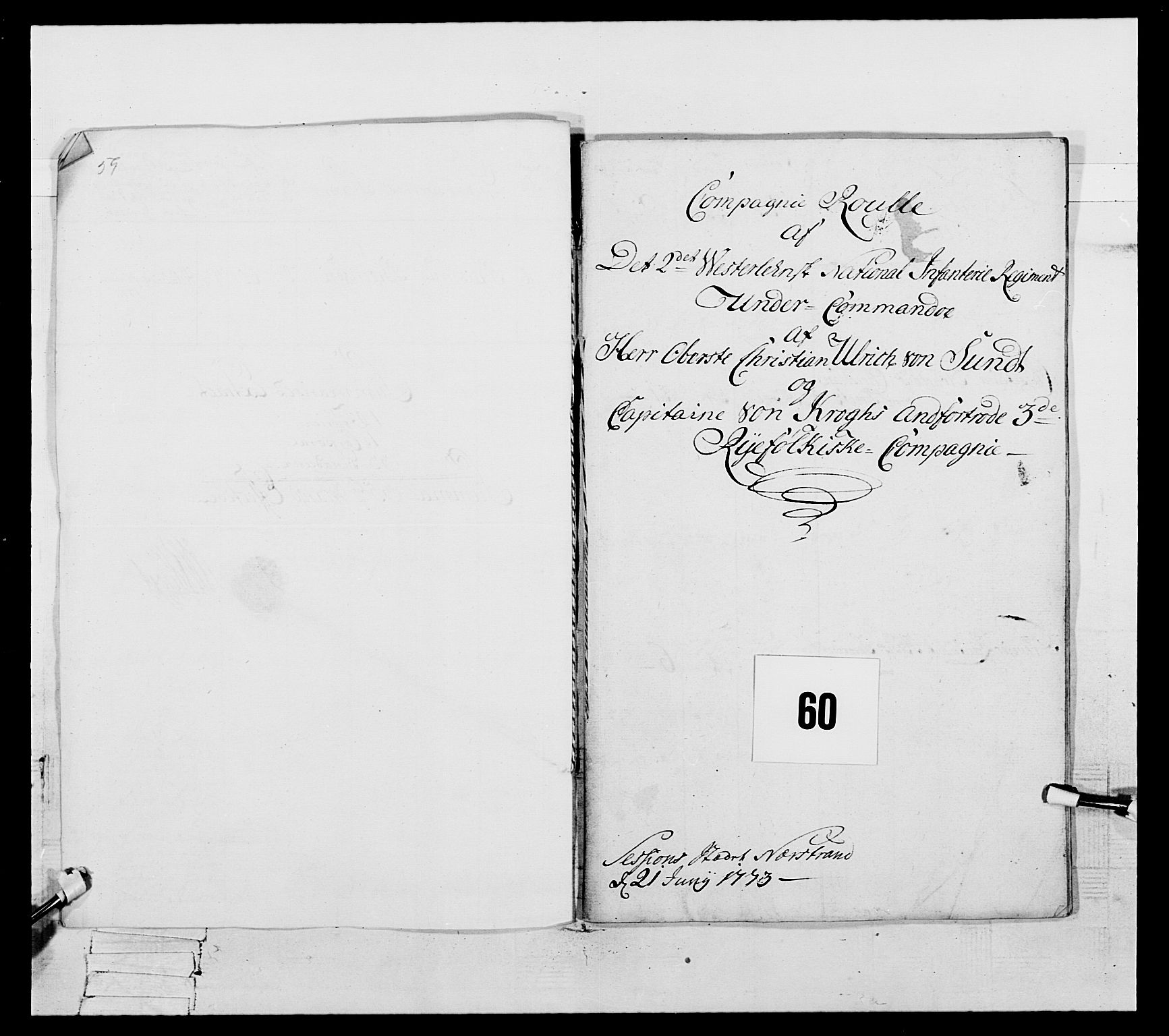 Generalitets- og kommissariatskollegiet, Det kongelige norske kommissariatskollegium, RA/EA-5420/E/Eh/L0105: 2. Vesterlenske nasjonale infanteriregiment, 1766-1773, p. 321