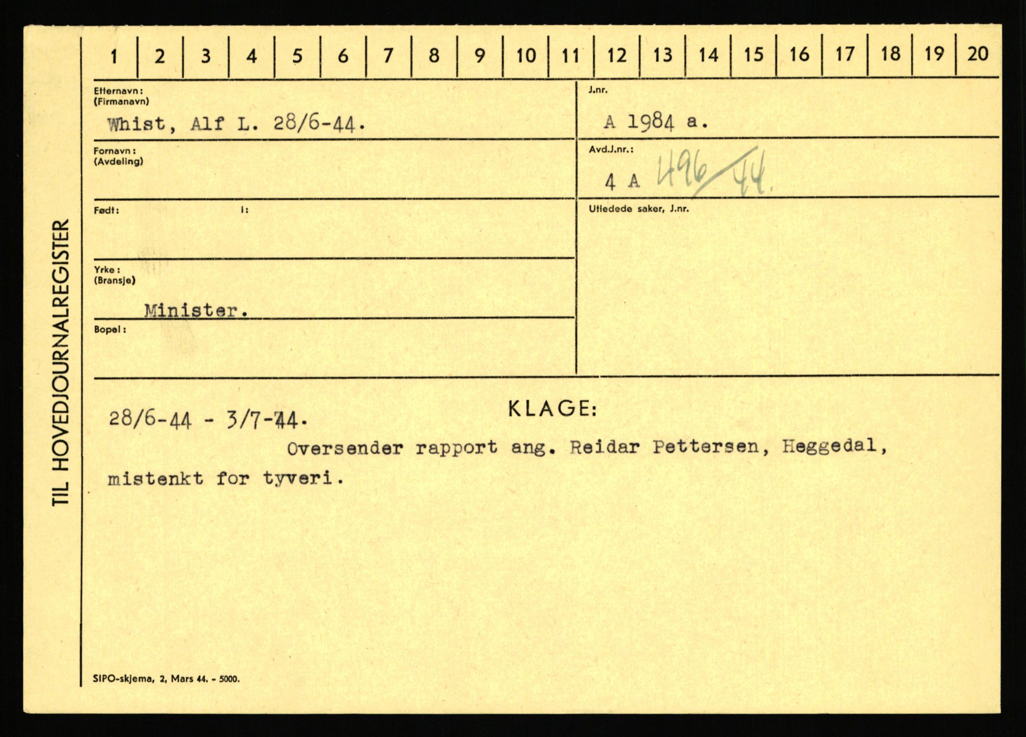 Statspolitiet - Hovedkontoret / Osloavdelingen, AV/RA-S-1329/C/Ca/L0016: Uberg - Øystese, 1943-1945, p. 2423