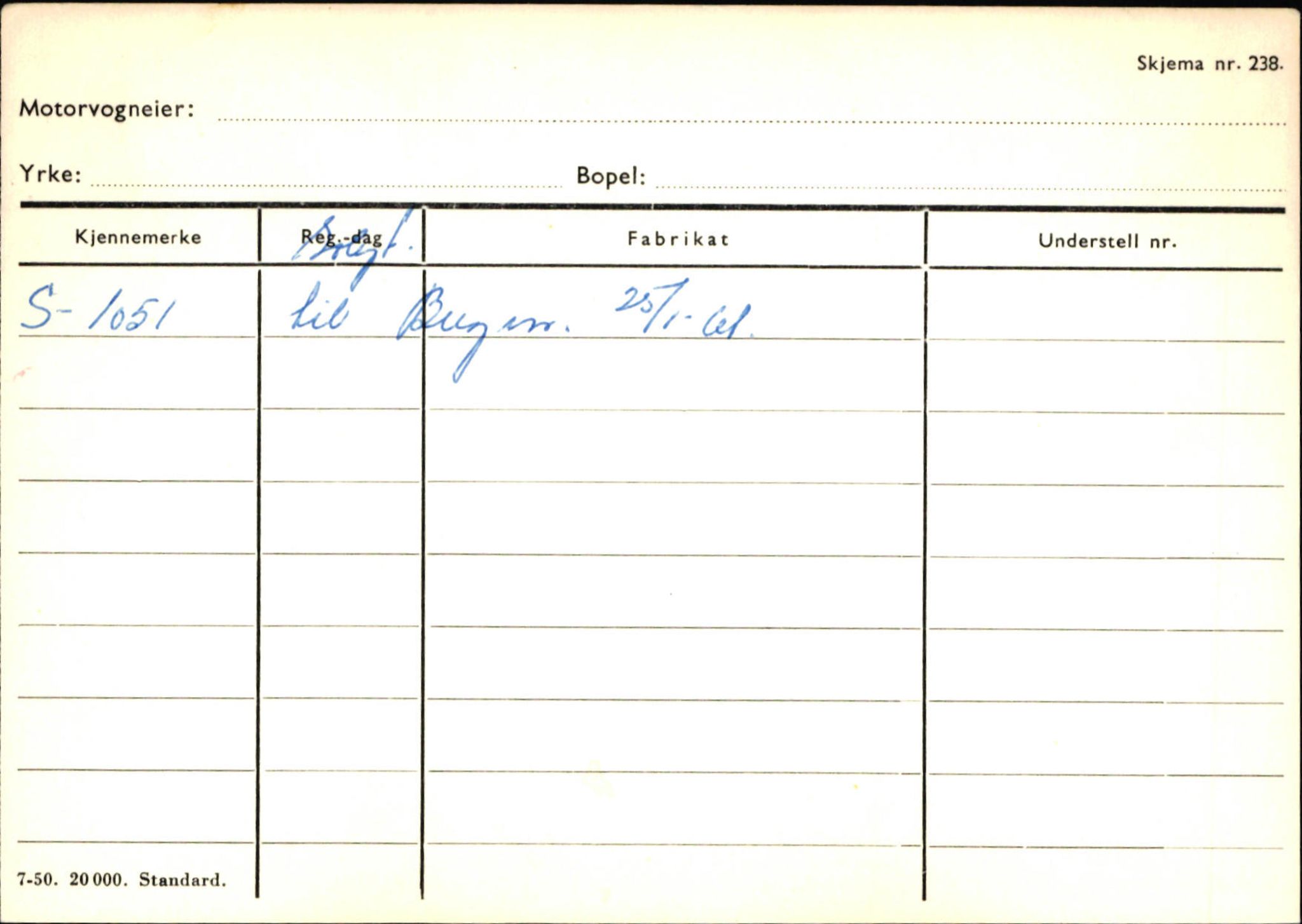 Statens vegvesen, Sogn og Fjordane vegkontor, AV/SAB-A-5301/4/F/L0125: Eigarregister Sogndal V-Å. Aurland A-Å. Fjaler A-N, 1945-1975, p. 2424