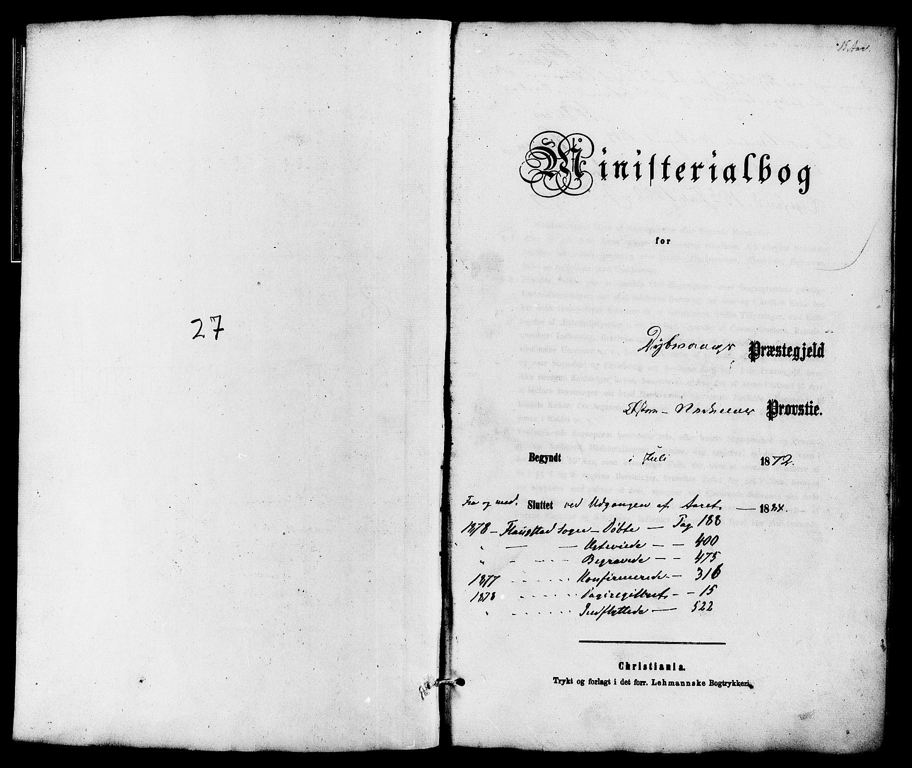 Dypvåg sokneprestkontor, SAK/1111-0007/F/Fa/Faa/L0007: Parish register (official) no. A 7 /2, 1877-1884