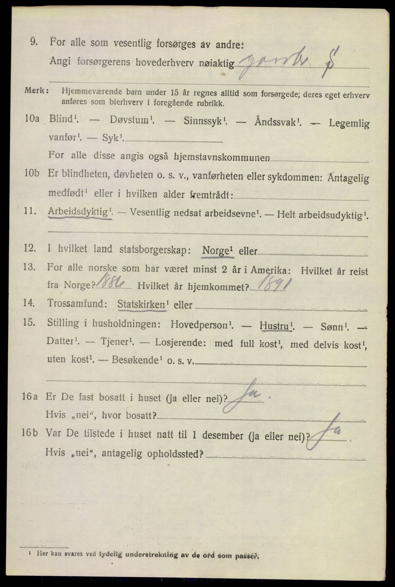 SAKO, 1920 census for Lier, 1920, p. 12671