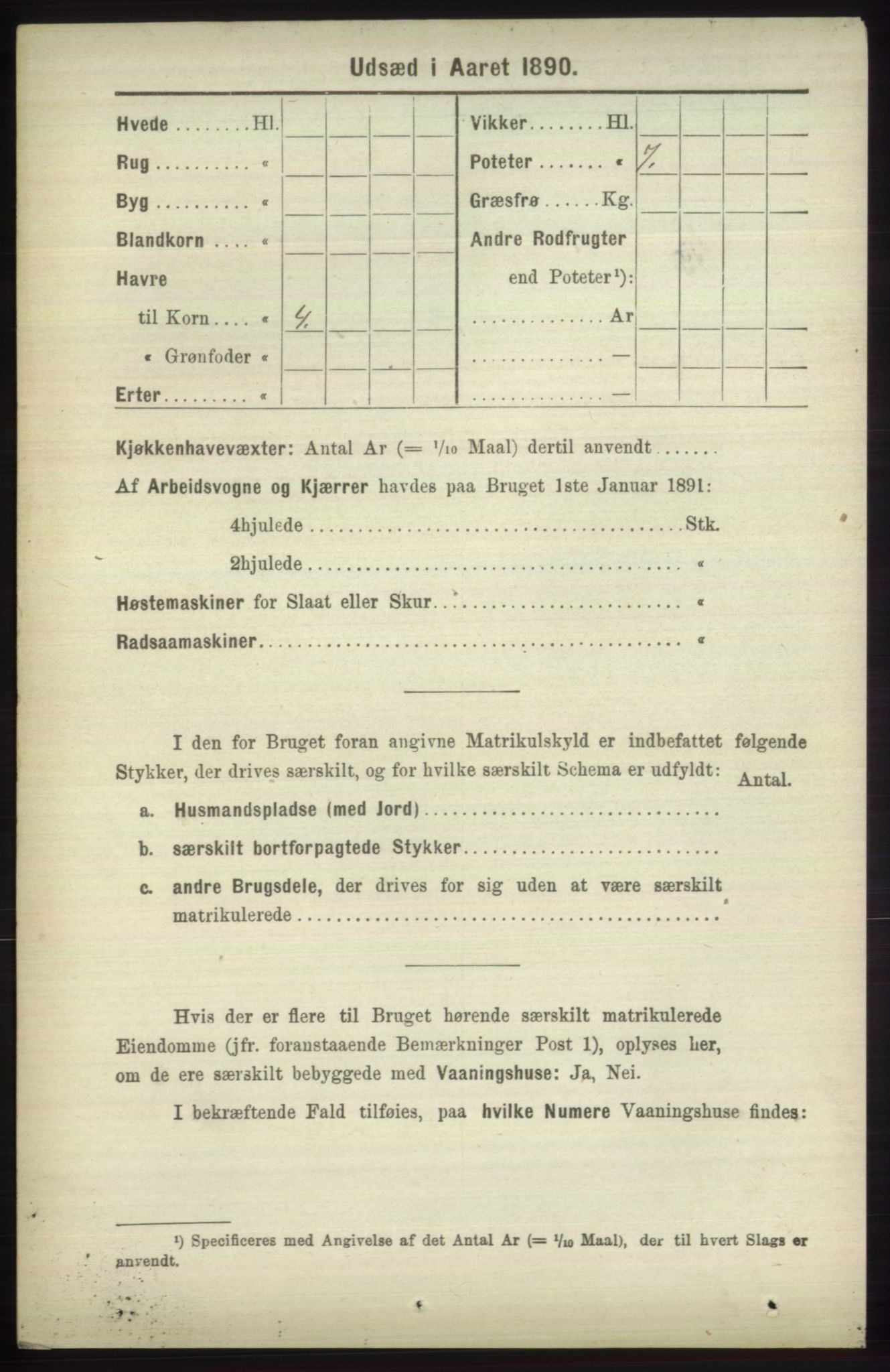 RA, 1891 census for 1251 Bruvik, 1891, p. 4342