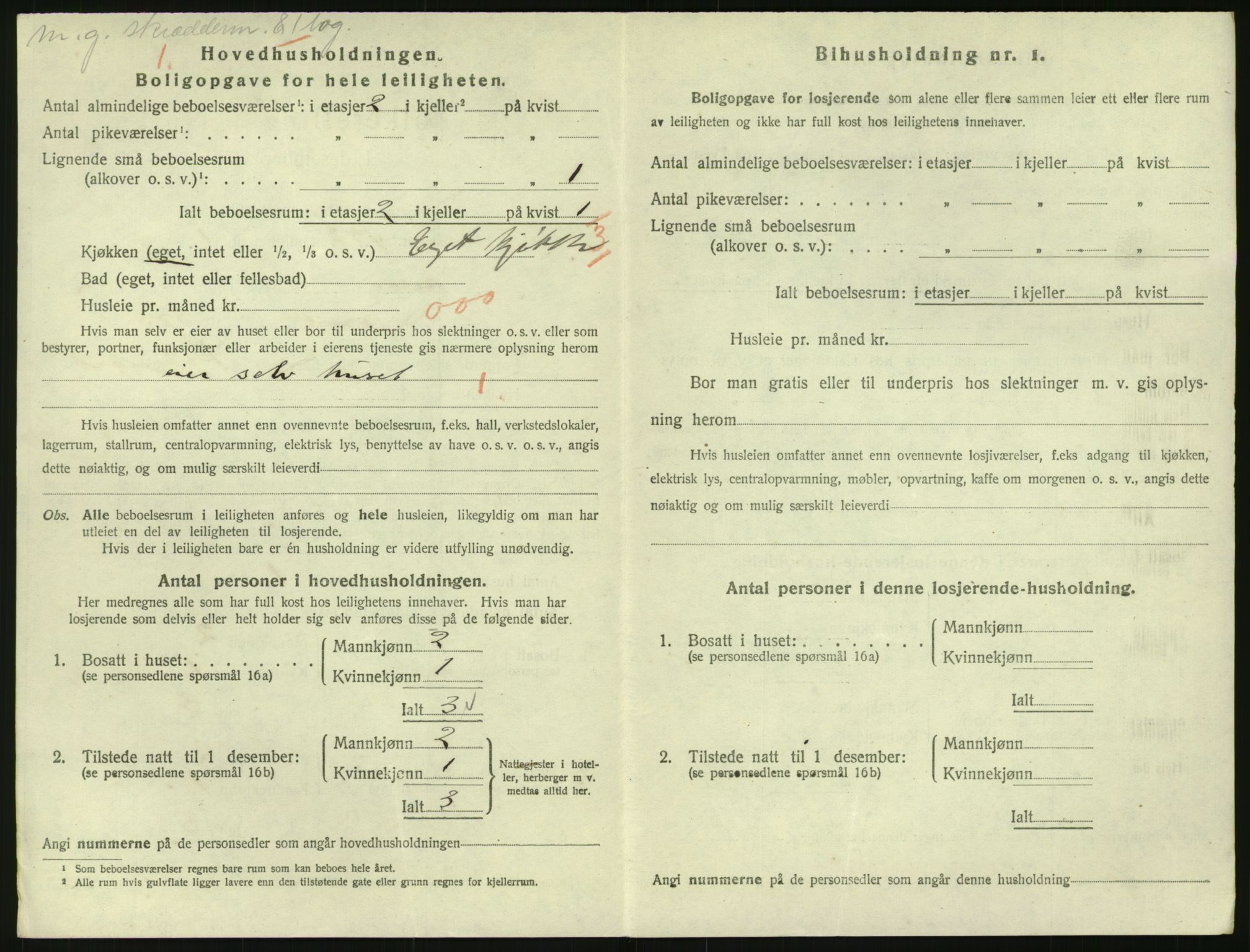 SAK, 1920 census for Risør, 1920, p. 2388