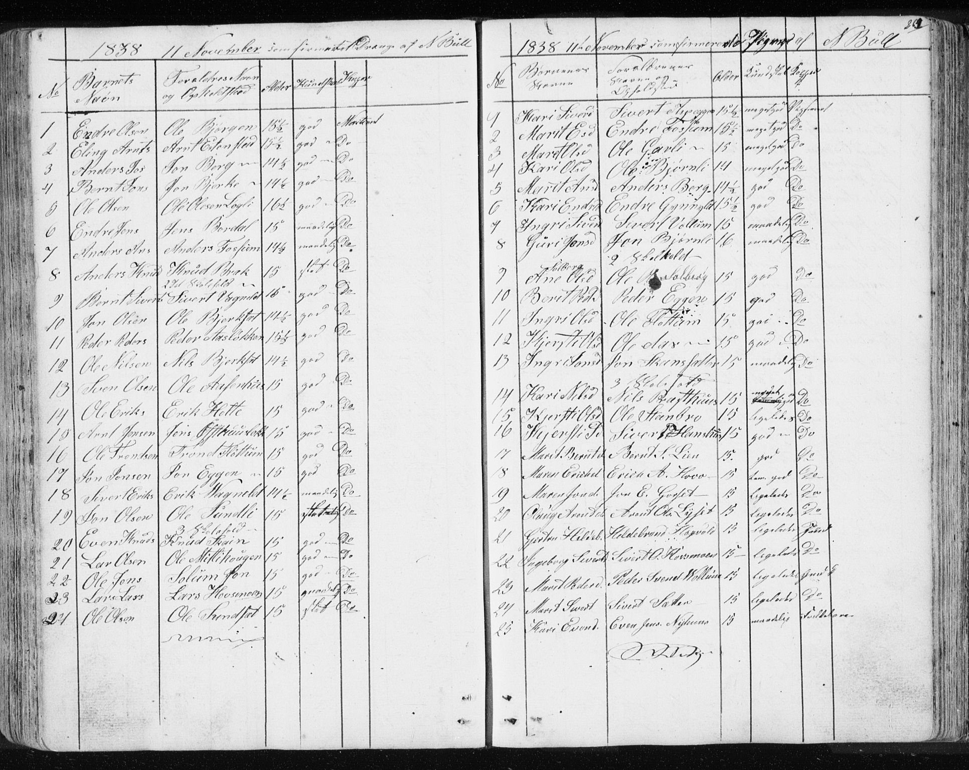 Ministerialprotokoller, klokkerbøker og fødselsregistre - Sør-Trøndelag, AV/SAT-A-1456/689/L1043: Parish register (copy) no. 689C02, 1816-1892, p. 262