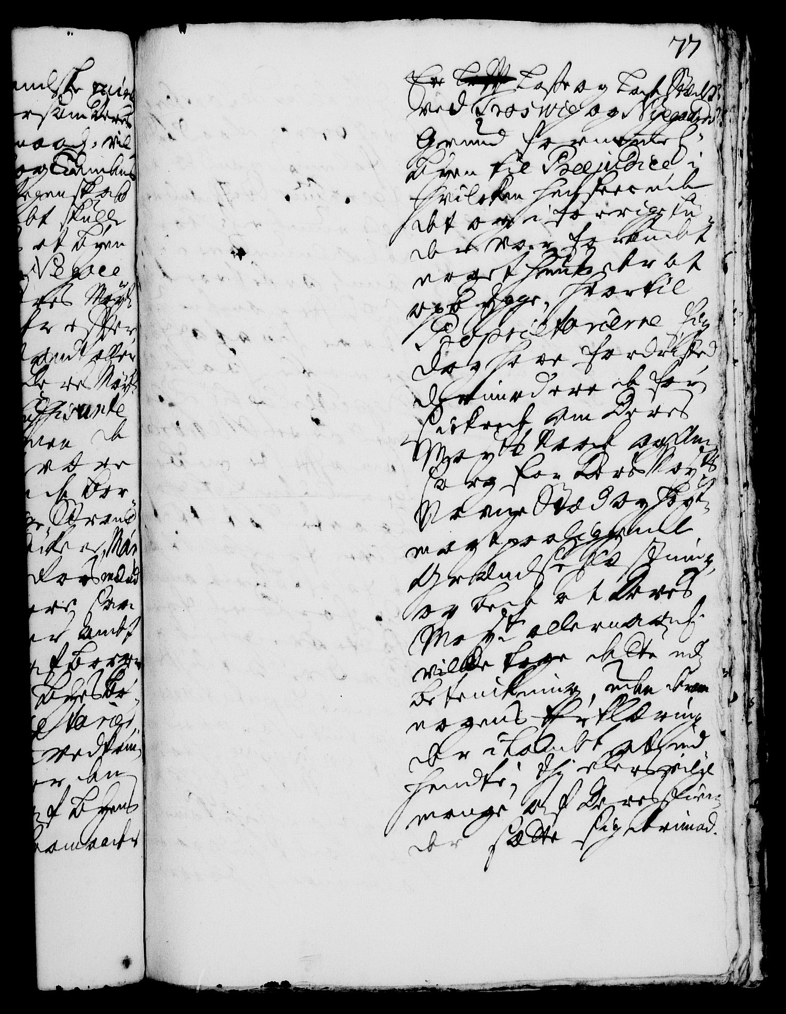 Rentekammeret, Kammerkanselliet, AV/RA-EA-3111/G/Gh/Gha/L0004: Norsk ekstraktmemorialprotokoll, sak. 766-941 (merket RK 53.49), 1721, p. 77
