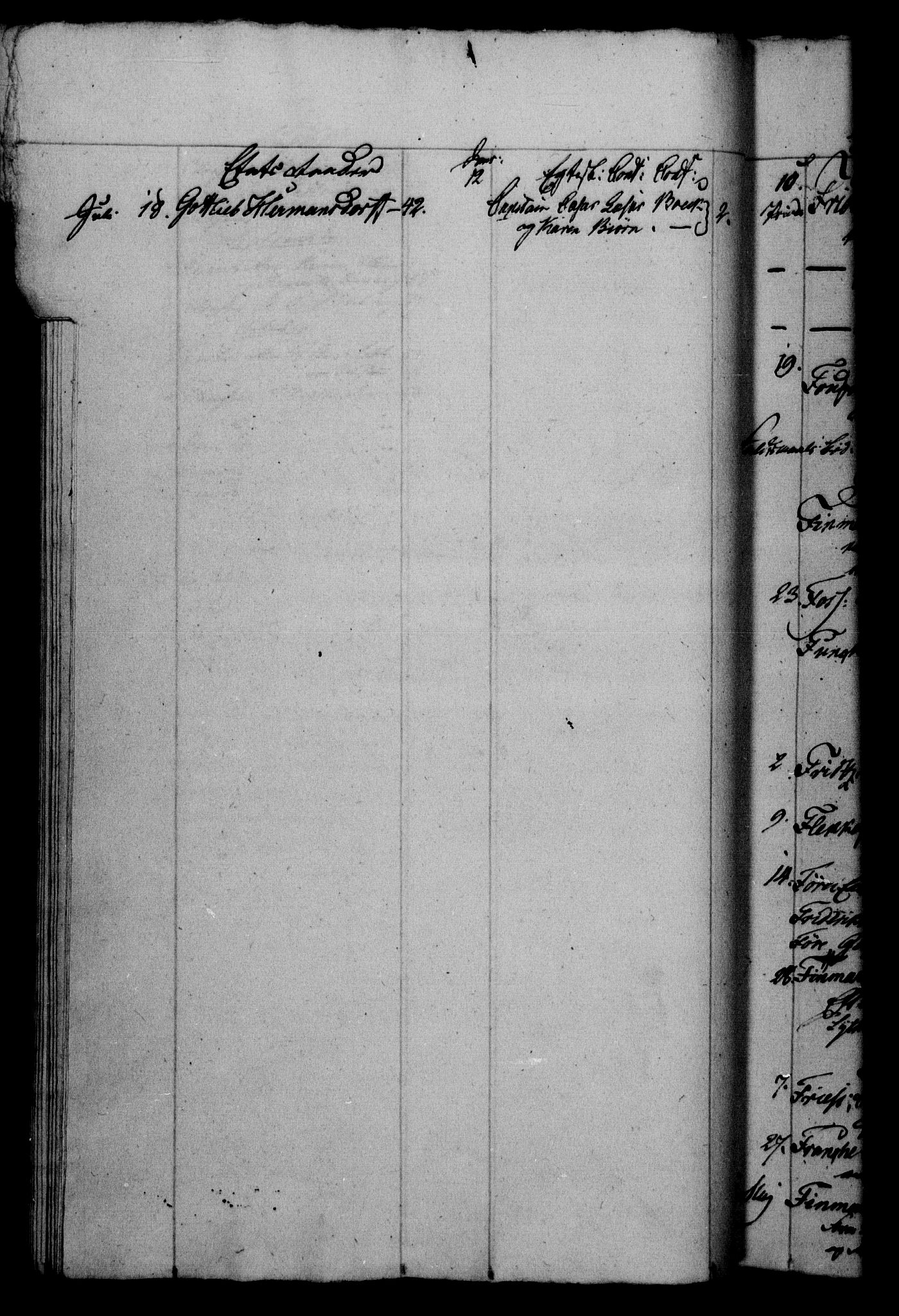 Danske Kanselli 1800-1814, AV/RA-EA-3024/H/Hf/Hfb/Hfbc/L0011: Underskrivelsesbok m. register, 1810
