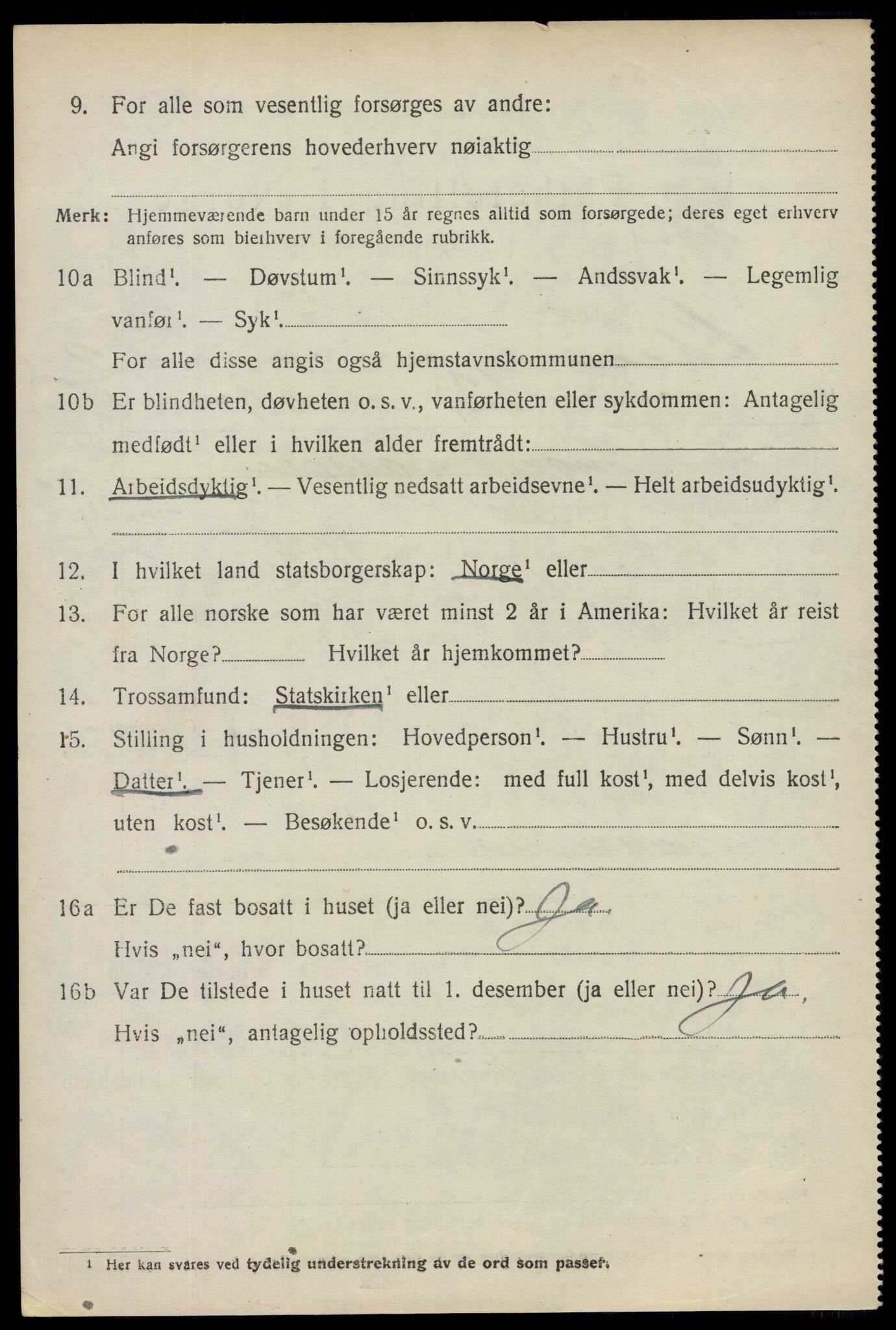 SAO, 1920 census for Askim, 1920, p. 6670