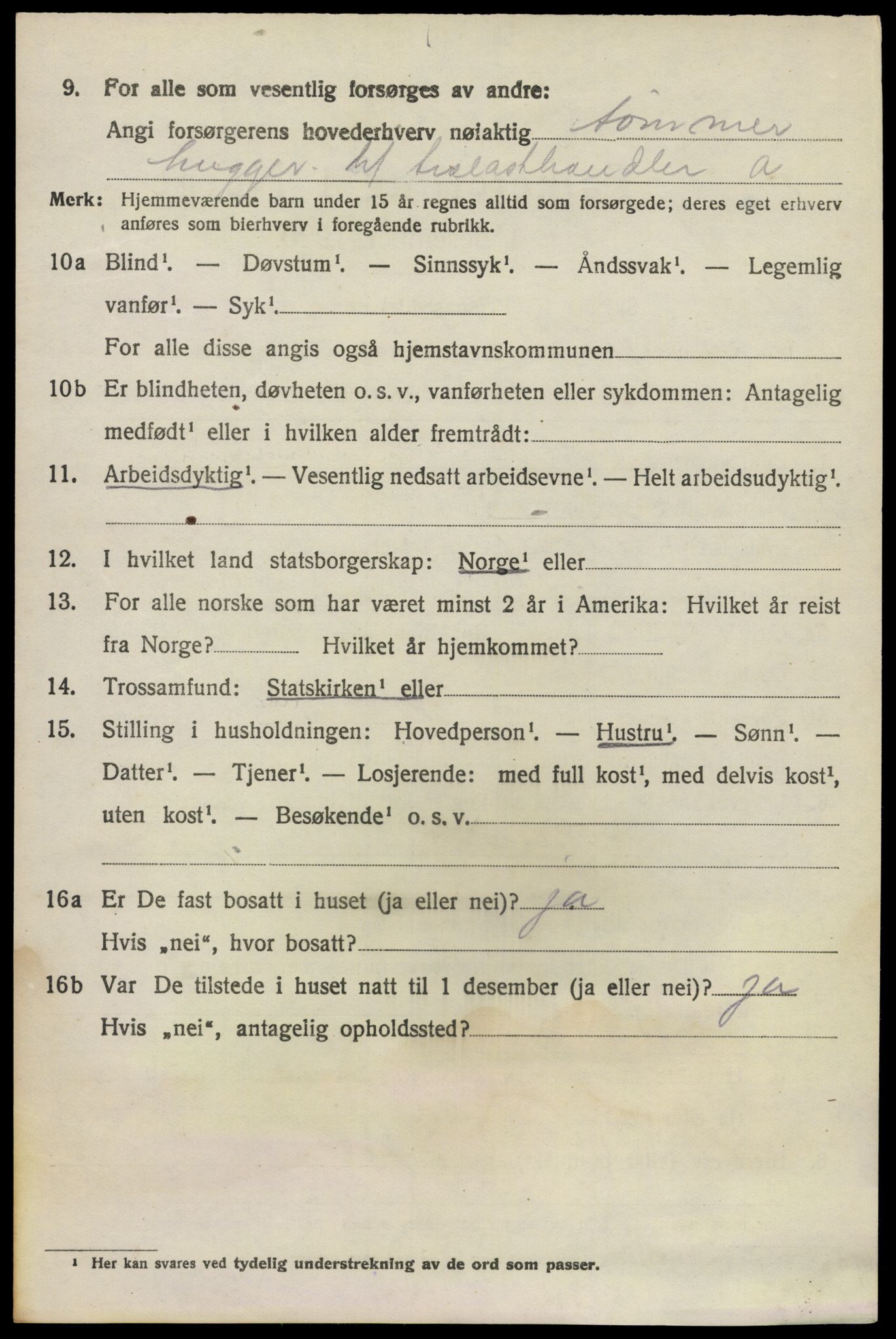 SAO, 1920 census for Kråkstad, 1920, p. 5764