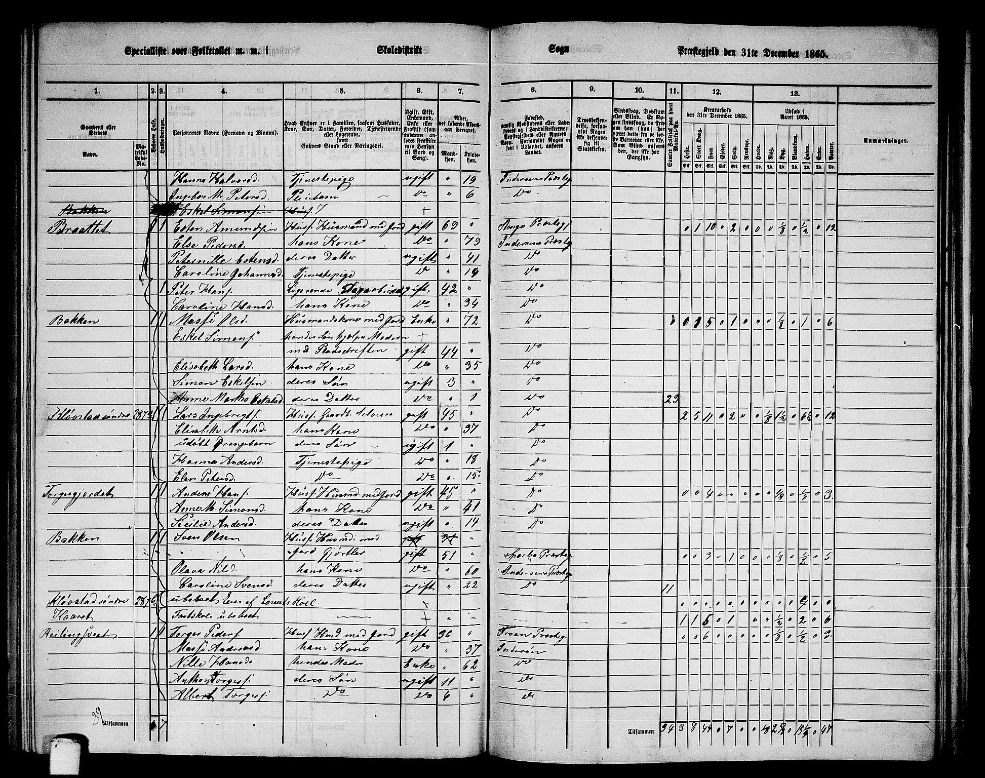 RA, 1865 census for Inderøy, 1865, p. 171