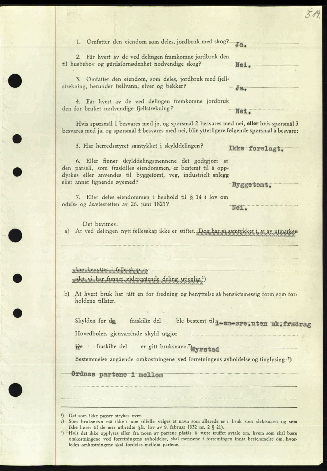 Nordmøre sorenskriveri, AV/SAT-A-4132/1/2/2Ca: Mortgage book no. A103, 1946-1947, Diary no: : 2583/1946