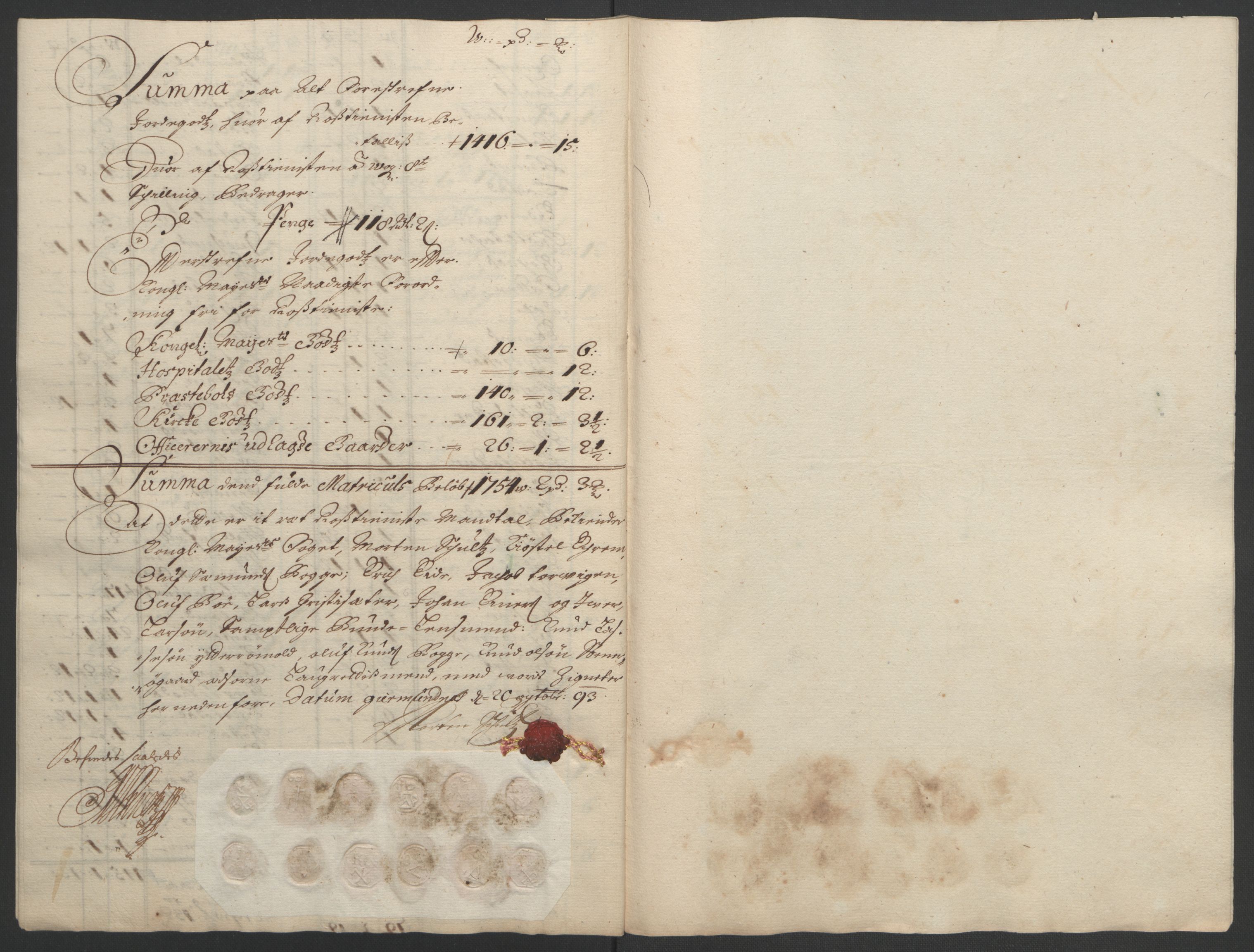 Rentekammeret inntil 1814, Reviderte regnskaper, Fogderegnskap, RA/EA-4092/R55/L3651: Fogderegnskap Romsdal, 1693-1694, p. 99