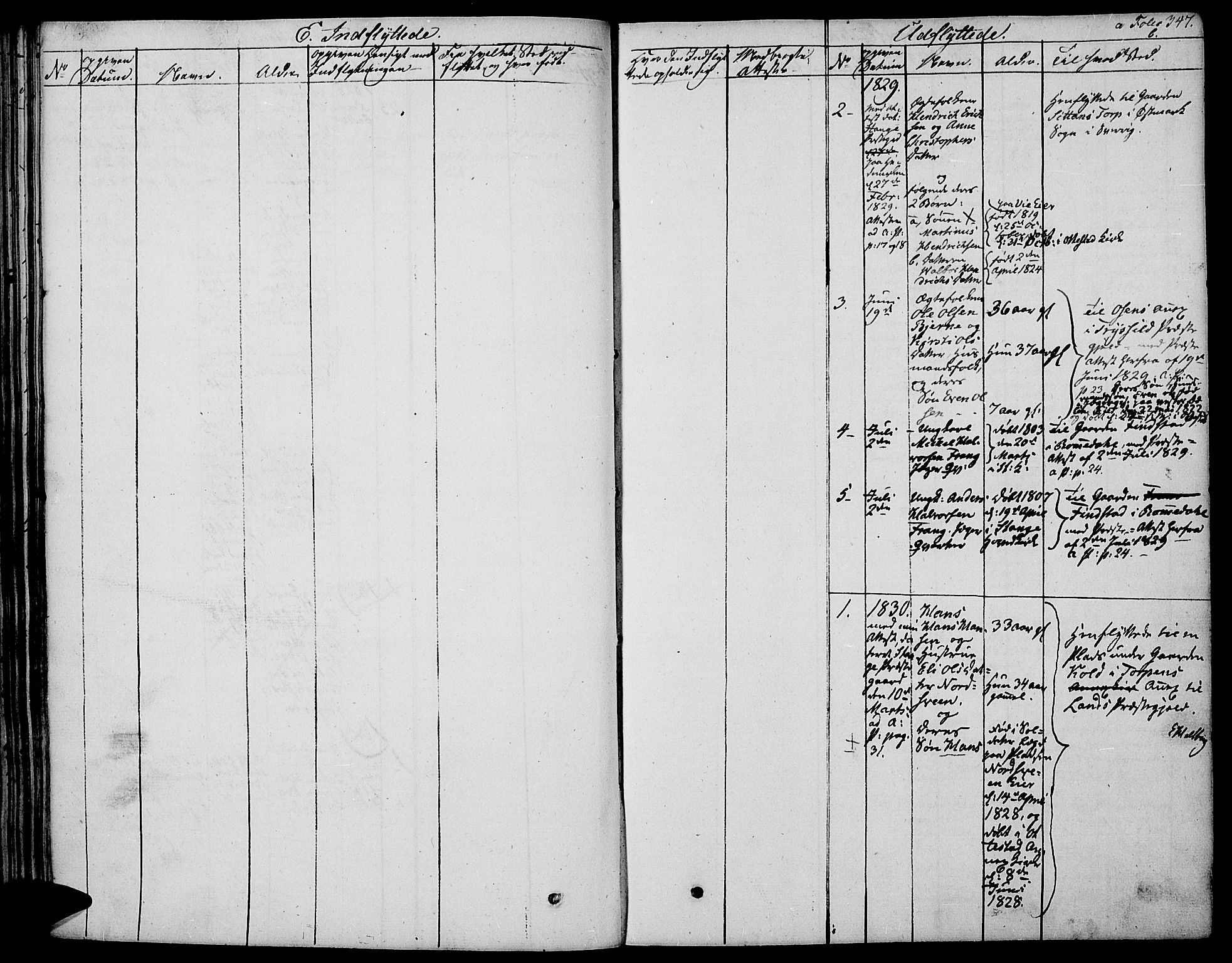 Stange prestekontor, AV/SAH-PREST-002/K/L0009: Parish register (official) no. 9, 1826-1835, p. 347