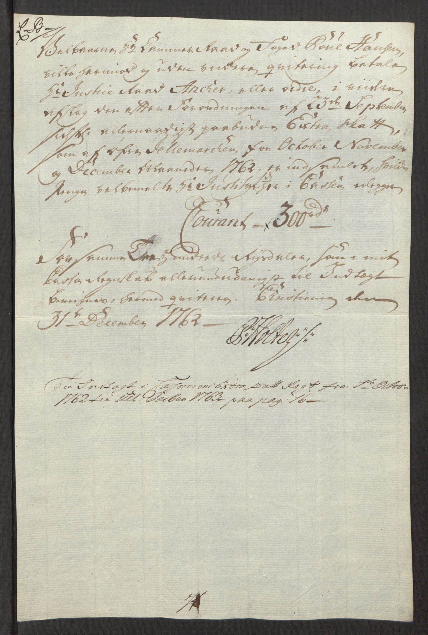 Rentekammeret inntil 1814, Reviderte regnskaper, Fogderegnskap, RA/EA-4092/R38/L2293: Ekstraskatten Øvre Telemark, 1762-1770, p. 22