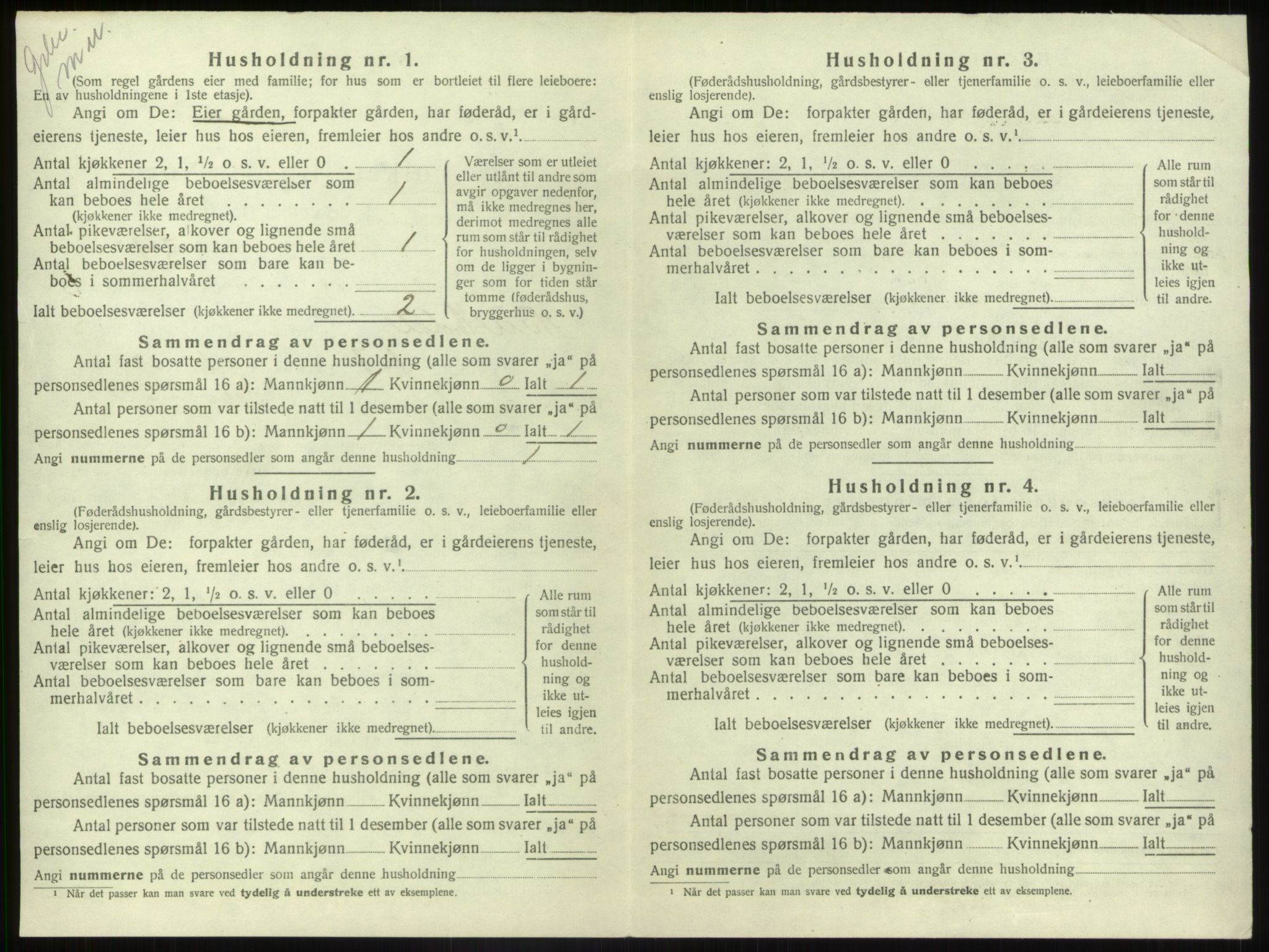 SAB, 1920 census for Naustdal, 1920, p. 510