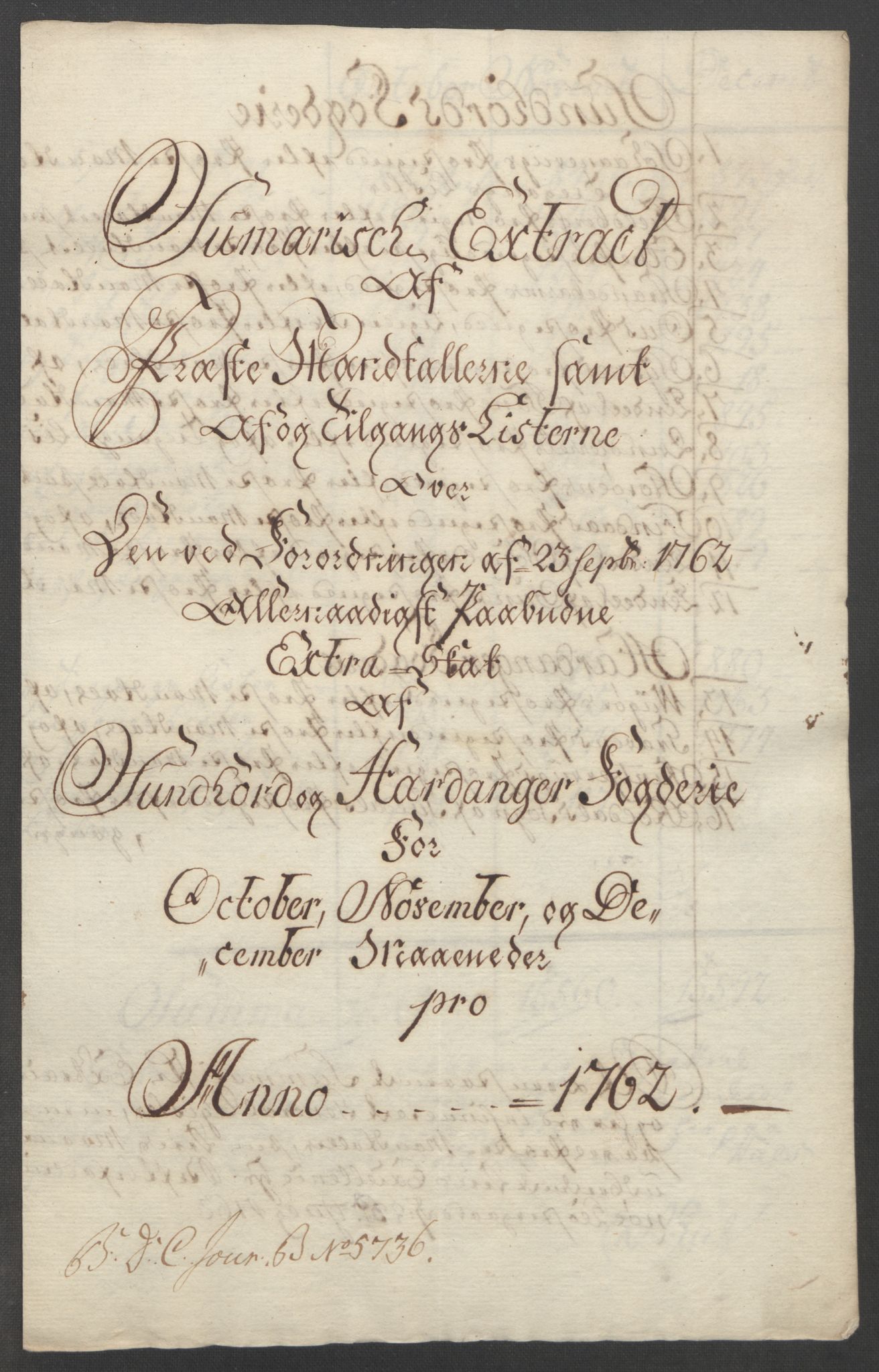 Rentekammeret inntil 1814, Reviderte regnskaper, Fogderegnskap, AV/RA-EA-4092/R48/L3136: Ekstraskatten Sunnhordland og Hardanger, 1762-1772, p. 10