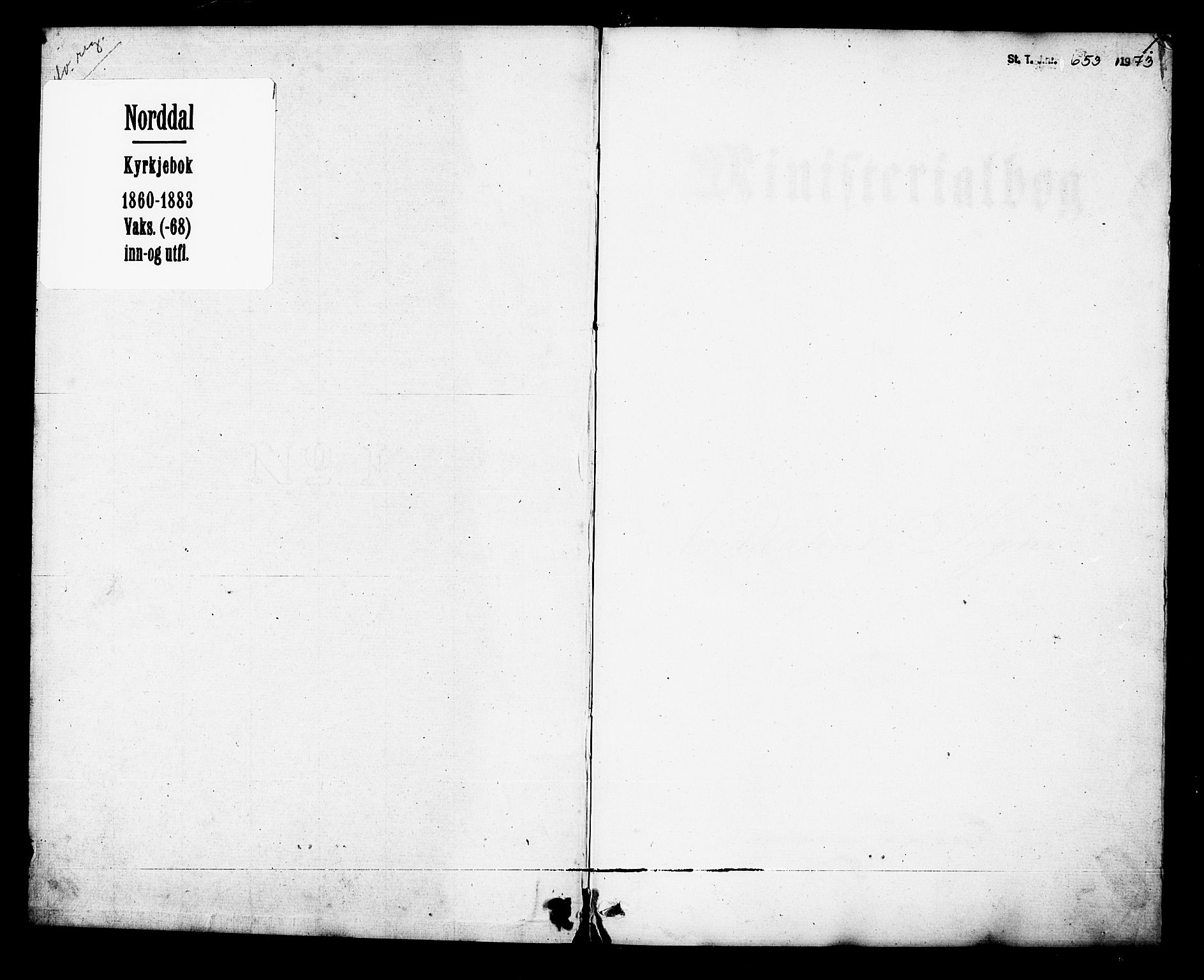 Ministerialprotokoller, klokkerbøker og fødselsregistre - Møre og Romsdal, AV/SAT-A-1454/519/L0253: Parish register (official) no. 519A12, 1860-1883, p. 1