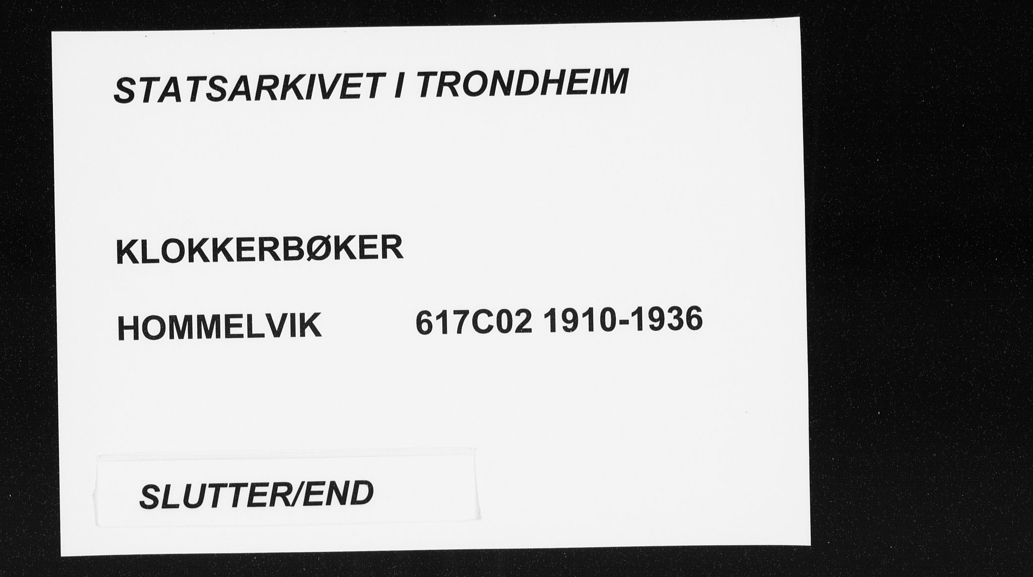 Ministerialprotokoller, klokkerbøker og fødselsregistre - Sør-Trøndelag, AV/SAT-A-1456/617/L0431: Parish register (copy) no. 617C02, 1910-1936