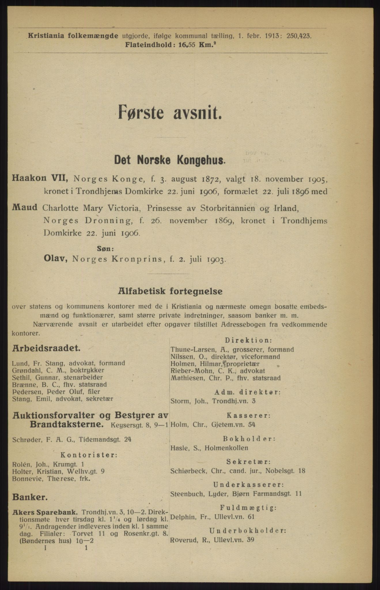 Kristiania/Oslo adressebok, PUBL/-, 1914