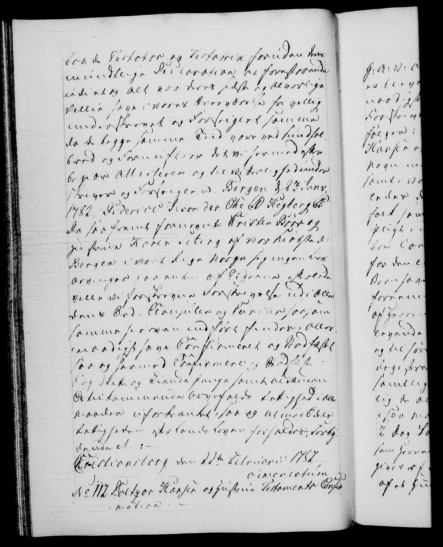 Danske Kanselli 1572-1799, RA/EA-3023/F/Fc/Fca/Fcaa/L0049: Norske registre, 1782-1783, p. 59b