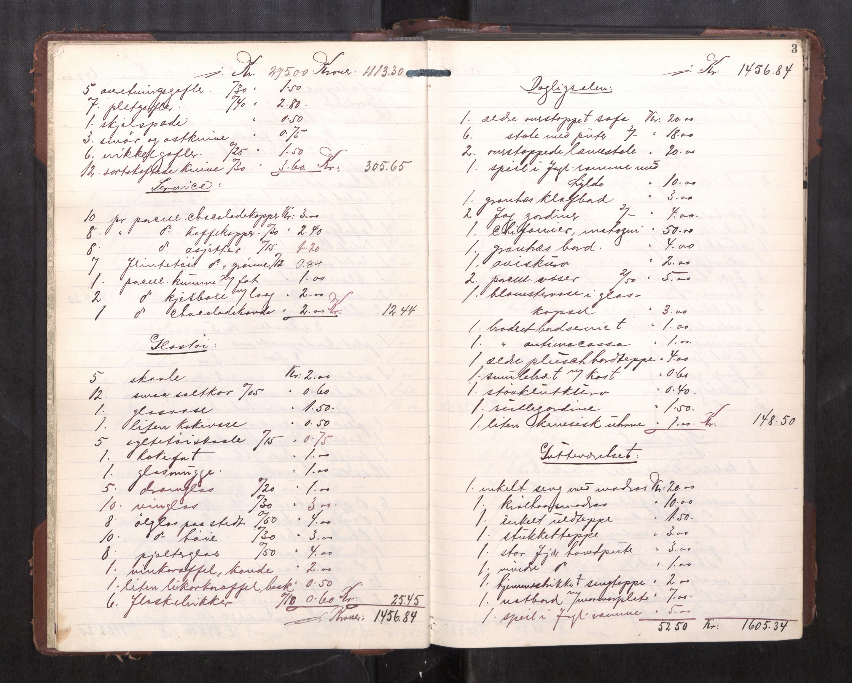 Trondheim byfogd, AV/SAT-A-0003/1/3/3C/L0030: Skifteregistreringsprotokoll - 29/8-26/9. (u/ register), 1910-1913, p. 3