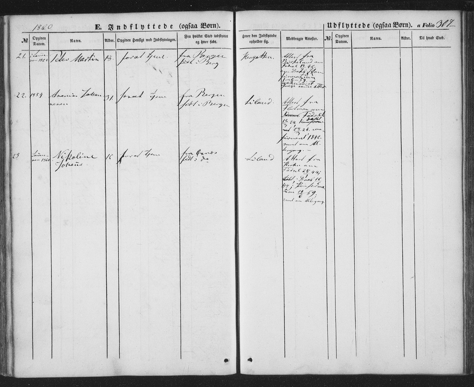 Ministerialprotokoller, klokkerbøker og fødselsregistre - Nordland, AV/SAT-A-1459/863/L0895: Parish register (official) no. 863A07, 1851-1860, p. 307