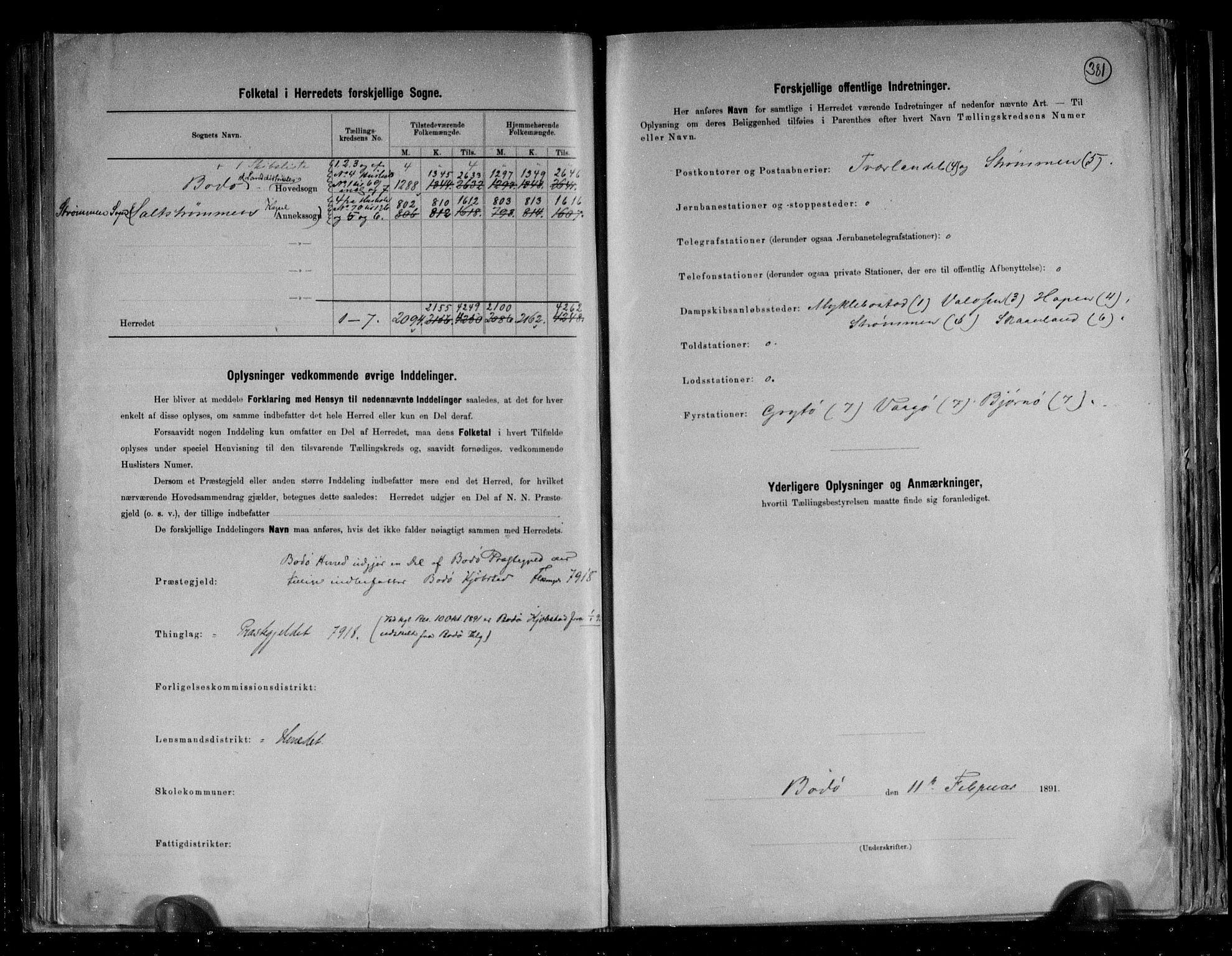 RA, 1891 census for 1843 Bodø, 1891, p. 3