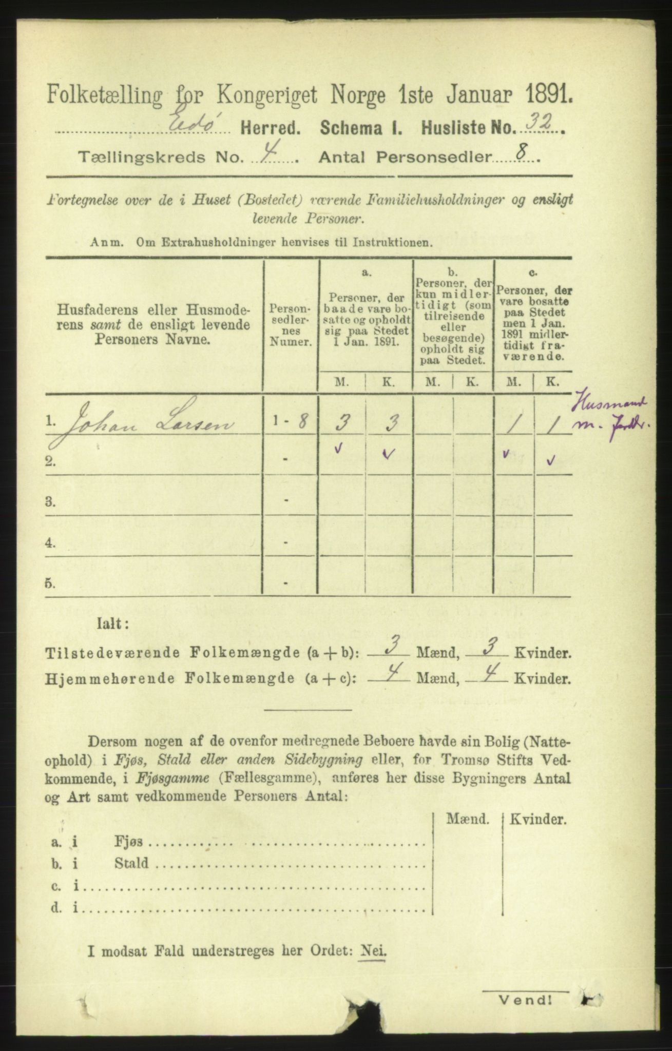 RA, 1891 census for 1573 Edøy, 1891, p. 949