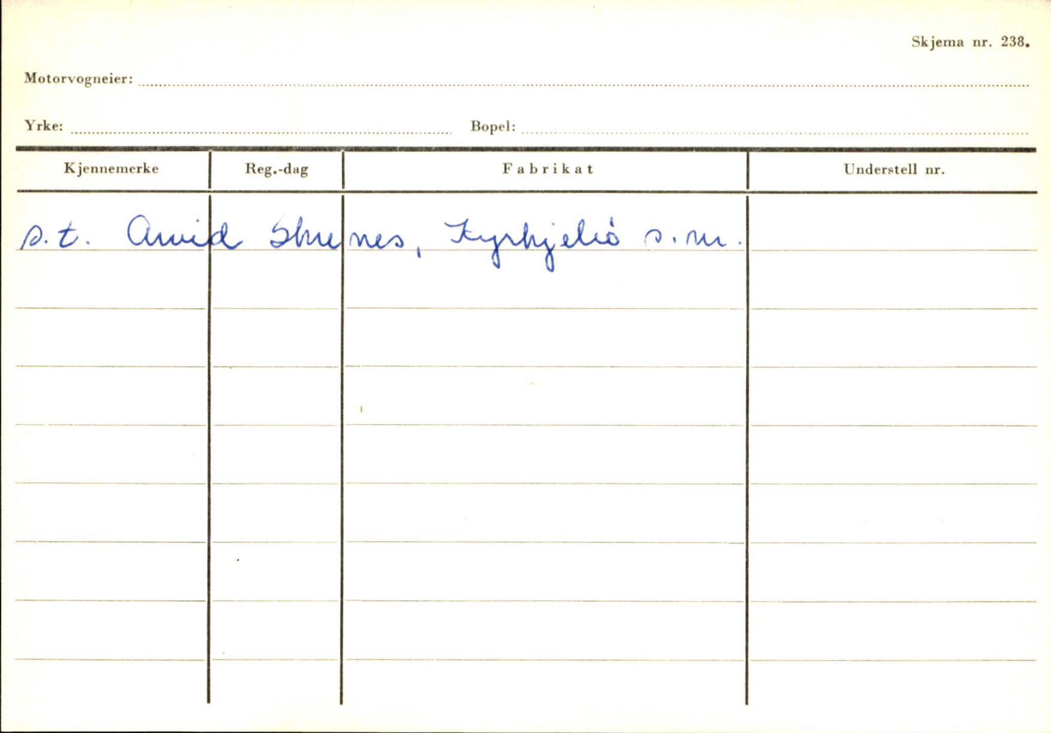 Statens vegvesen, Sogn og Fjordane vegkontor, SAB/A-5301/4/F/L0131: Eigarregister Høyanger P-Å. Stryn S-Å, 1945-1975, p. 669