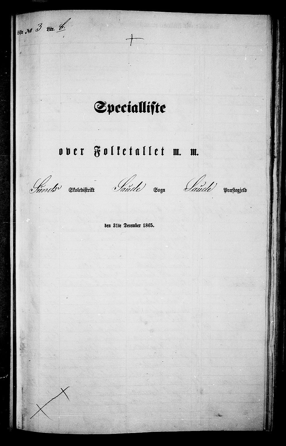 RA, 1865 census for Sauherad, 1865, p. 57