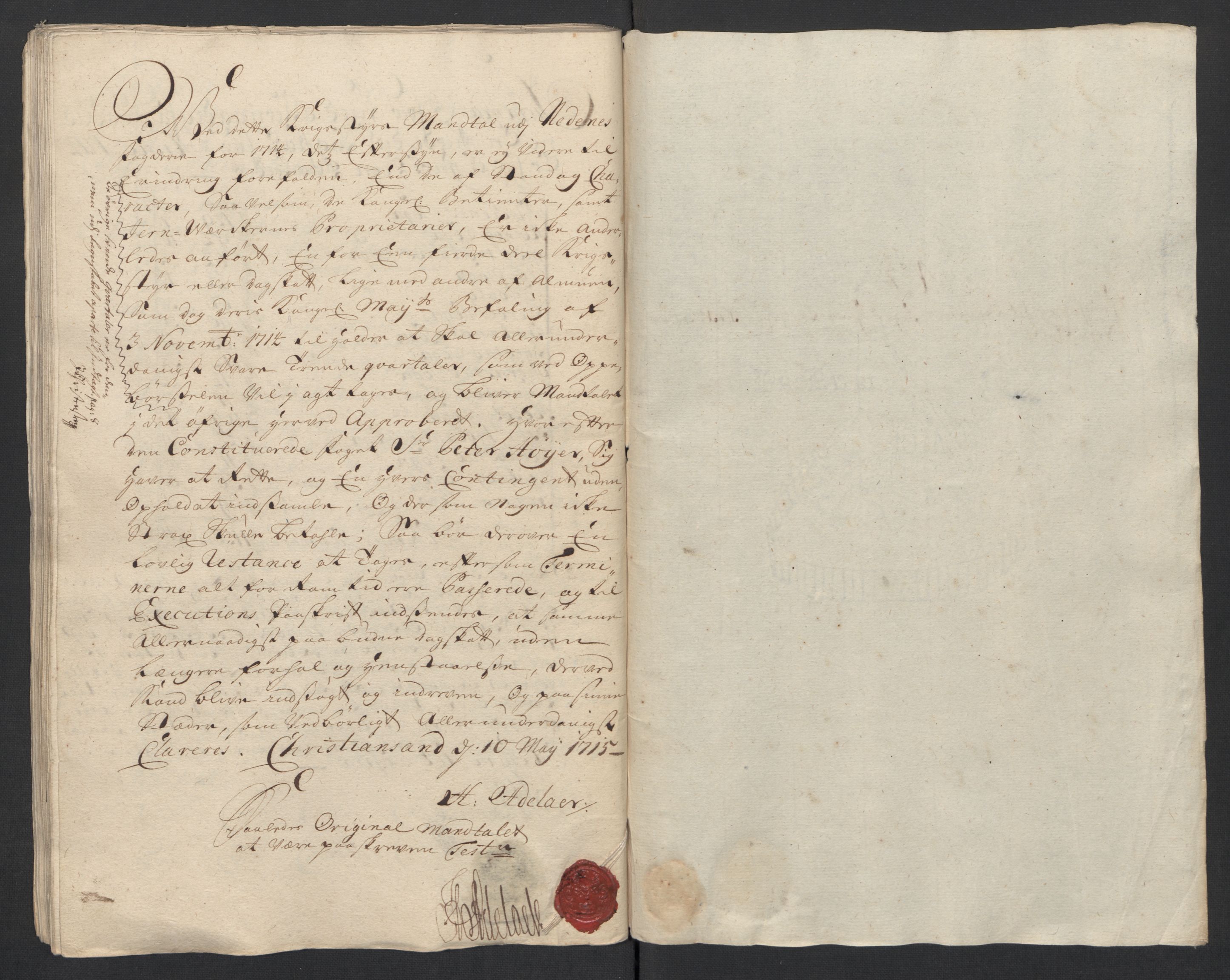 Rentekammeret inntil 1814, Reviderte regnskaper, Fogderegnskap, AV/RA-EA-4092/R39/L2321: Fogderegnskap Nedenes, 1713-1714, p. 247