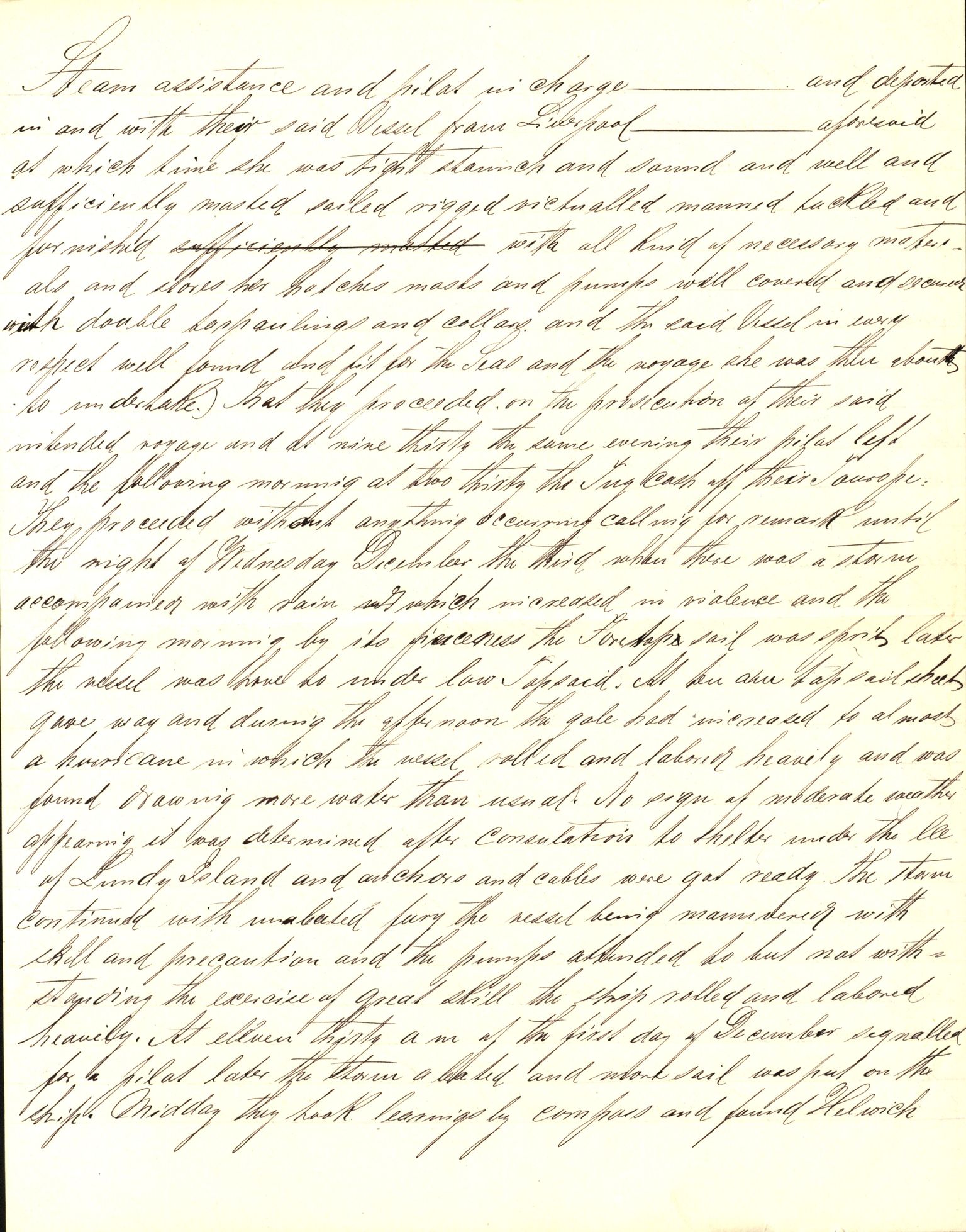 Pa 63 - Østlandske skibsassuranceforening, VEMU/A-1079/G/Ga/L0017/0008: Havaridokumenter / Terpsichore, Industri, Baticola, Bertrand, 1884, p. 44