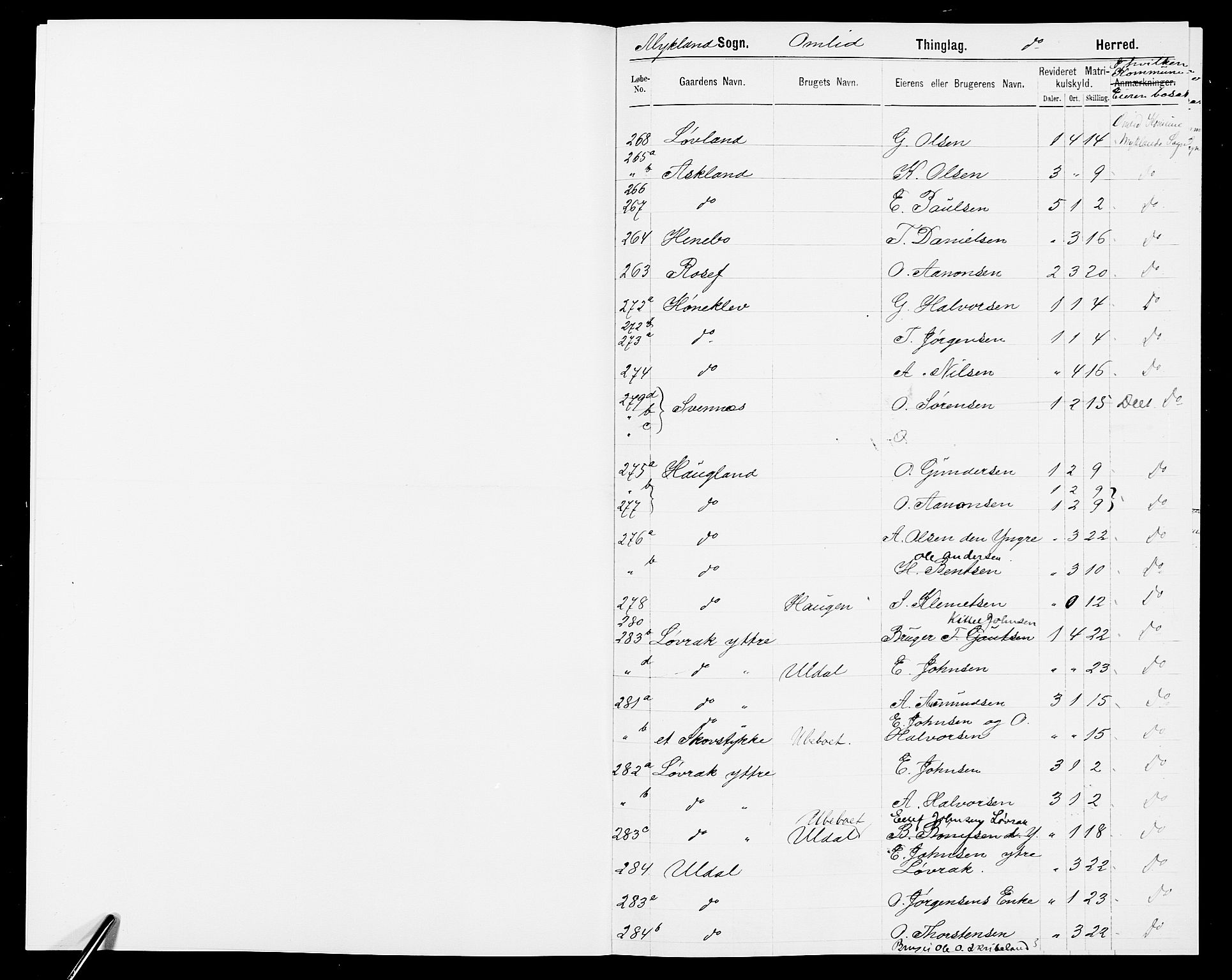 SAK, 1875 census for 0933P Herefoss, 1875, p. 548