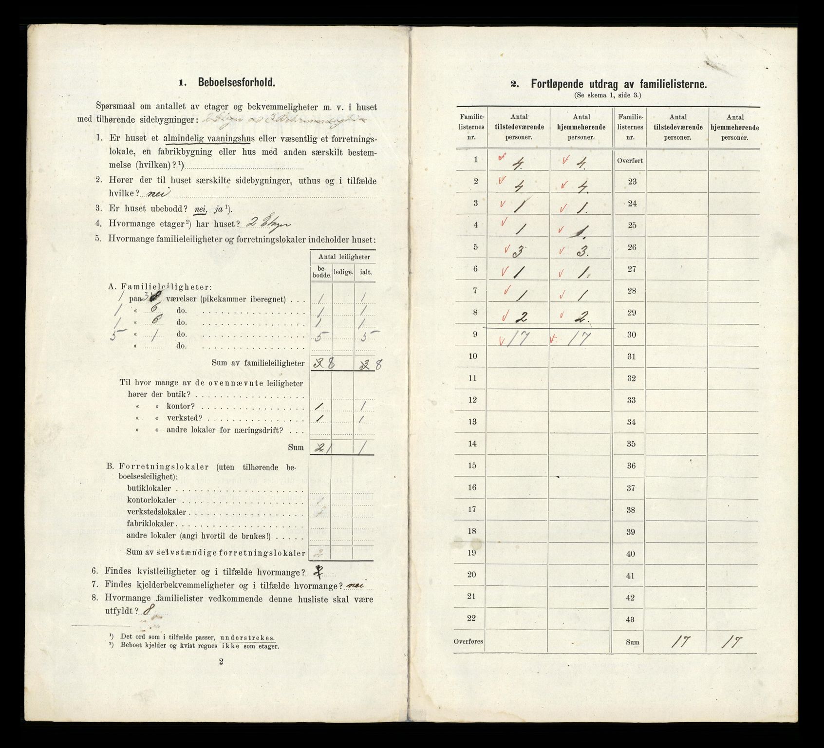 RA, 1910 census for Kristiansand, 1910, p. 363