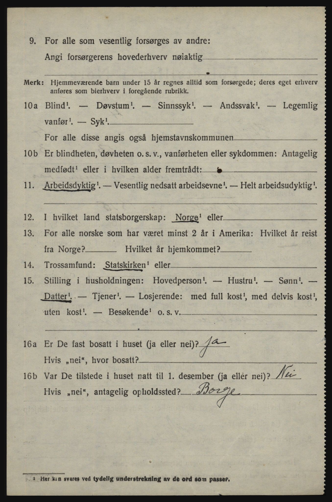 SAO, 1920 census for Skjeberg, 1920, p. 4982