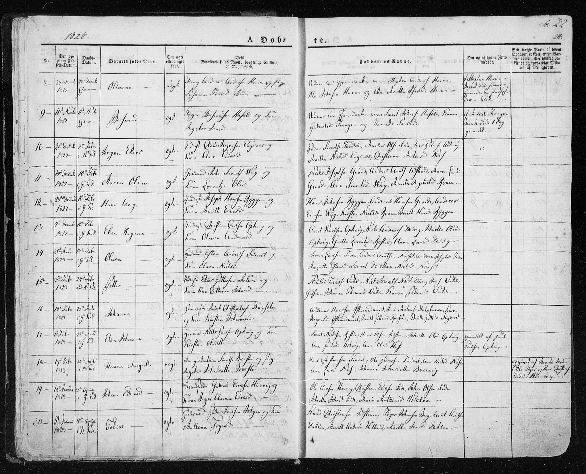 Ministerialprotokoller, klokkerbøker og fødselsregistre - Sør-Trøndelag, SAT/A-1456/659/L0735: Parish register (official) no. 659A05, 1826-1841, p. 22