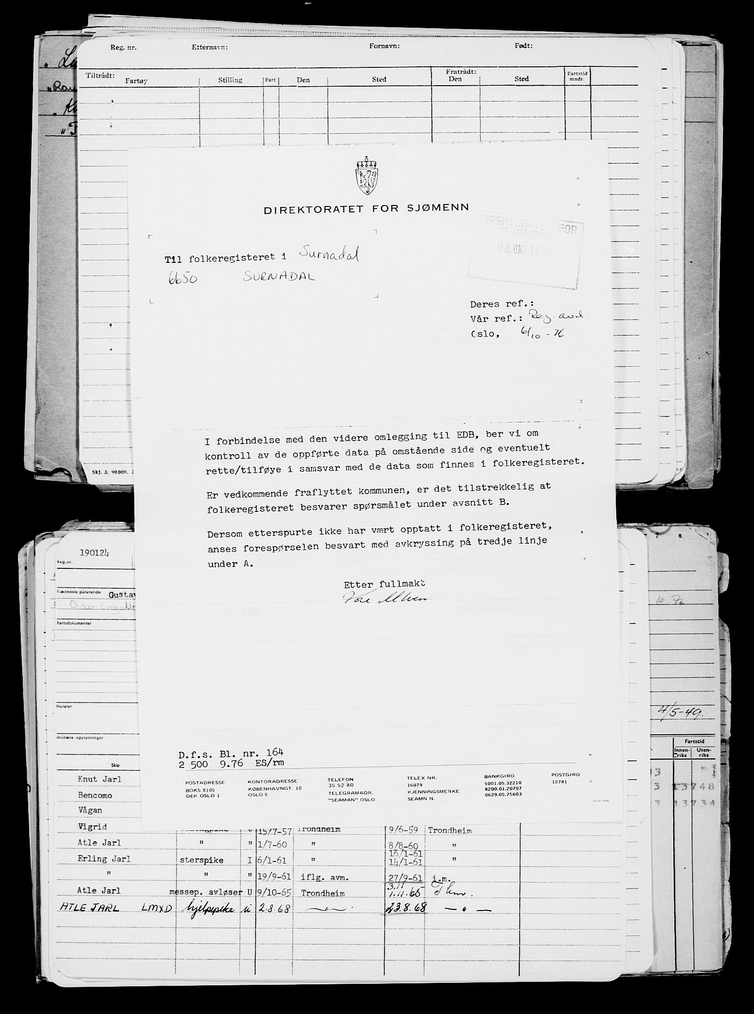 Direktoratet for sjømenn, AV/RA-S-3545/G/Gb/L0191: Hovedkort, 1921, p. 587