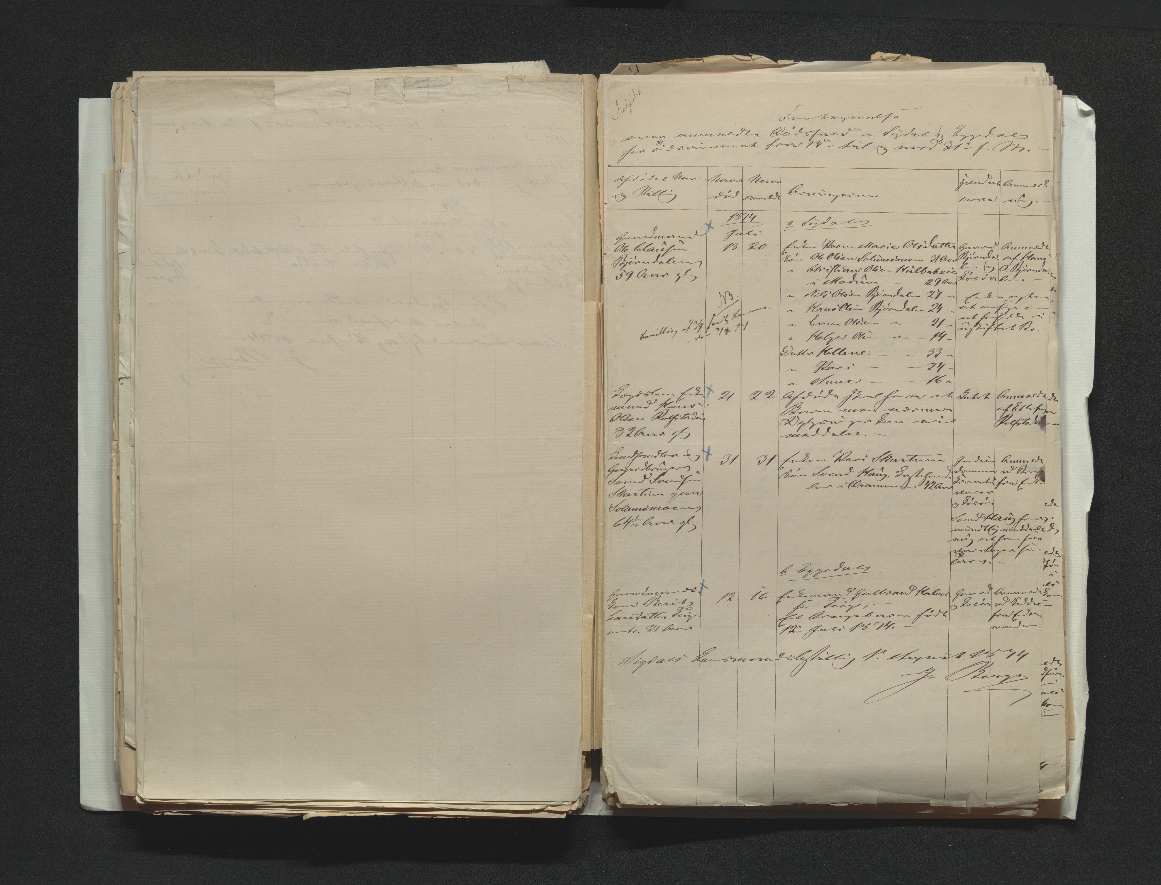 Eiker, Modum og Sigdal sorenskriveri, AV/SAKO-A-123/H/Ha/Hab/L0014: Dødsfallsmeldinger, 1874-1877, p. 119