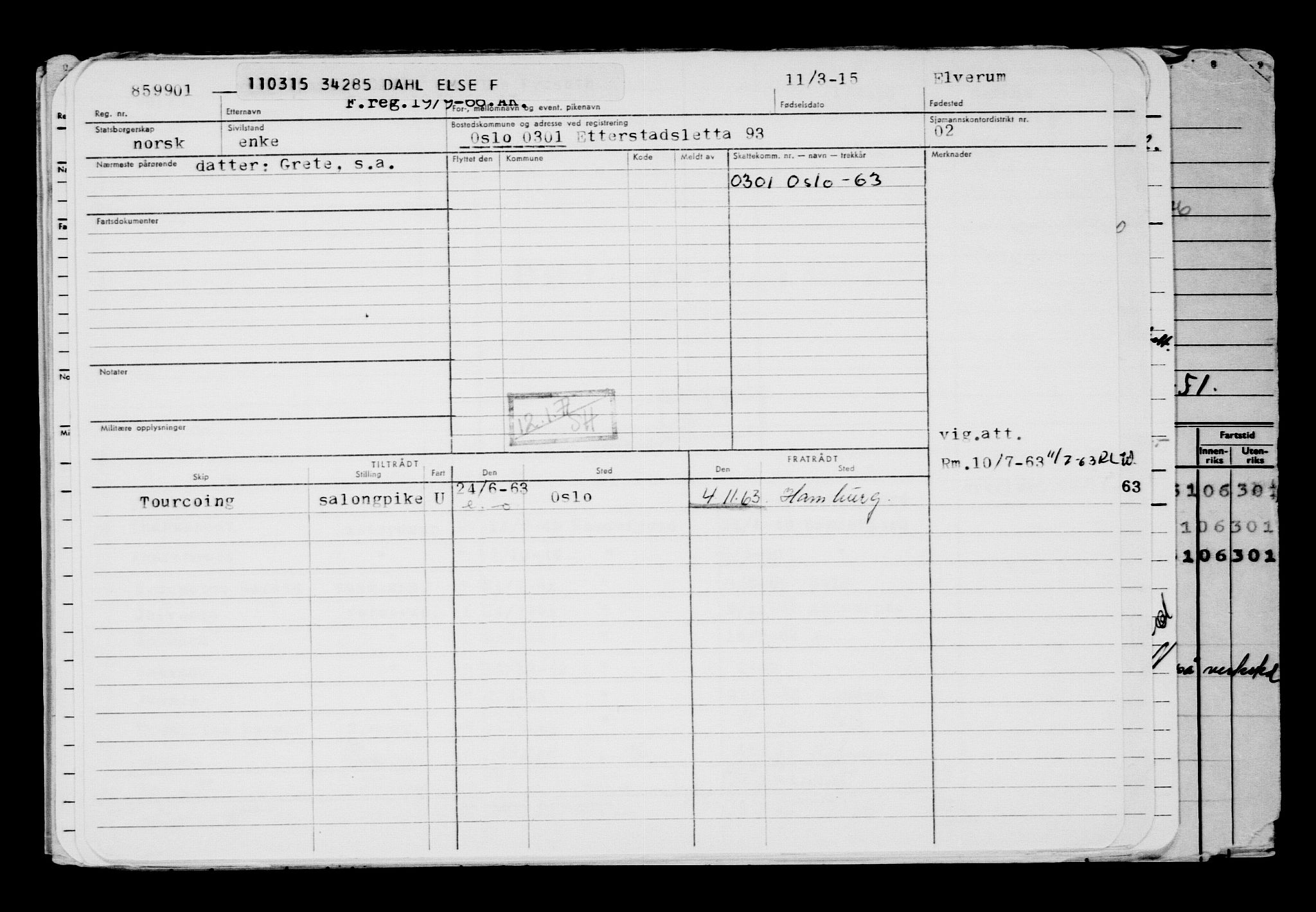 Direktoratet for sjømenn, AV/RA-S-3545/G/Gb/L0128: Hovedkort, 1915, p. 186