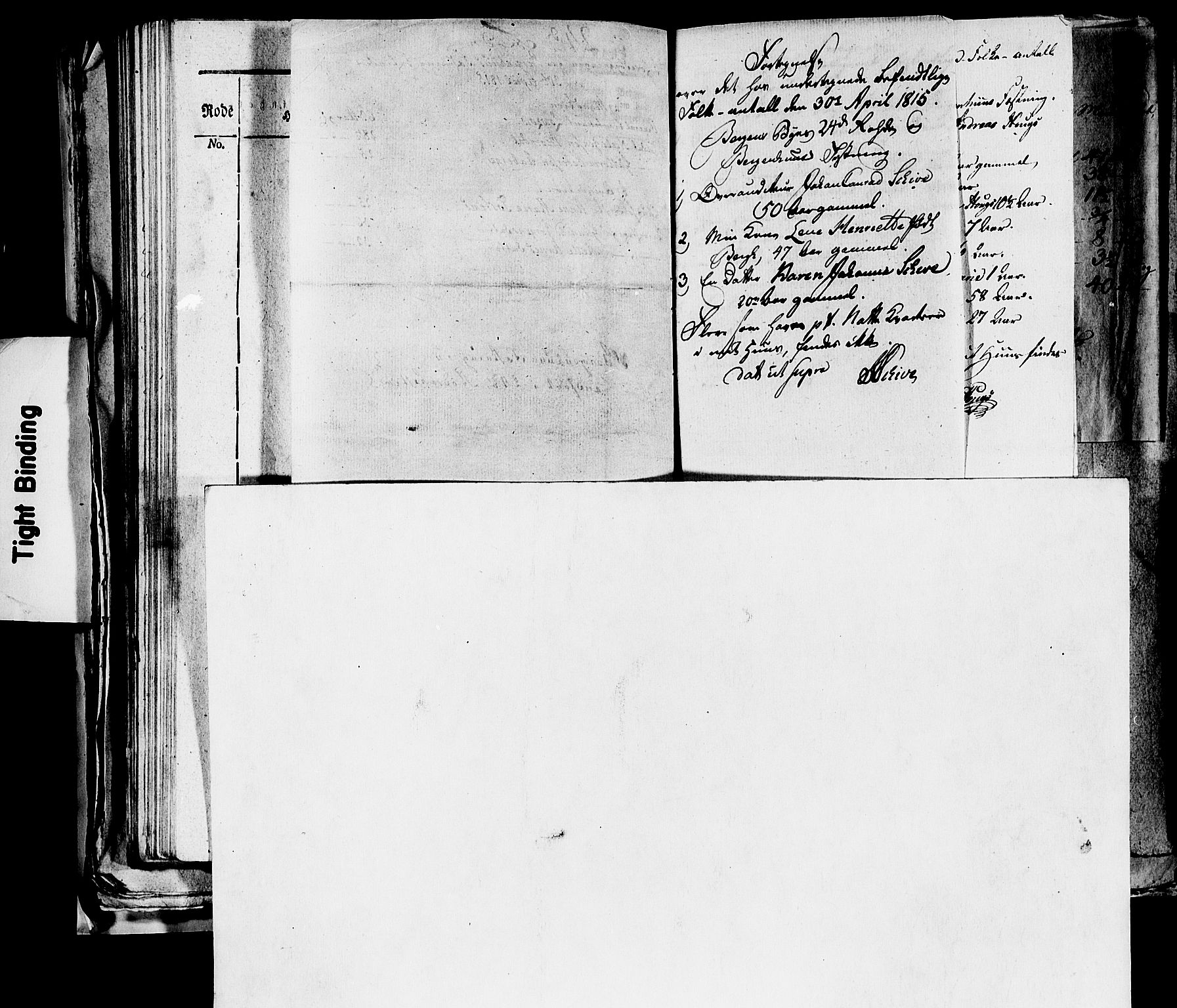 SAB, 1815 Census for Bergen, 1815, p. 992