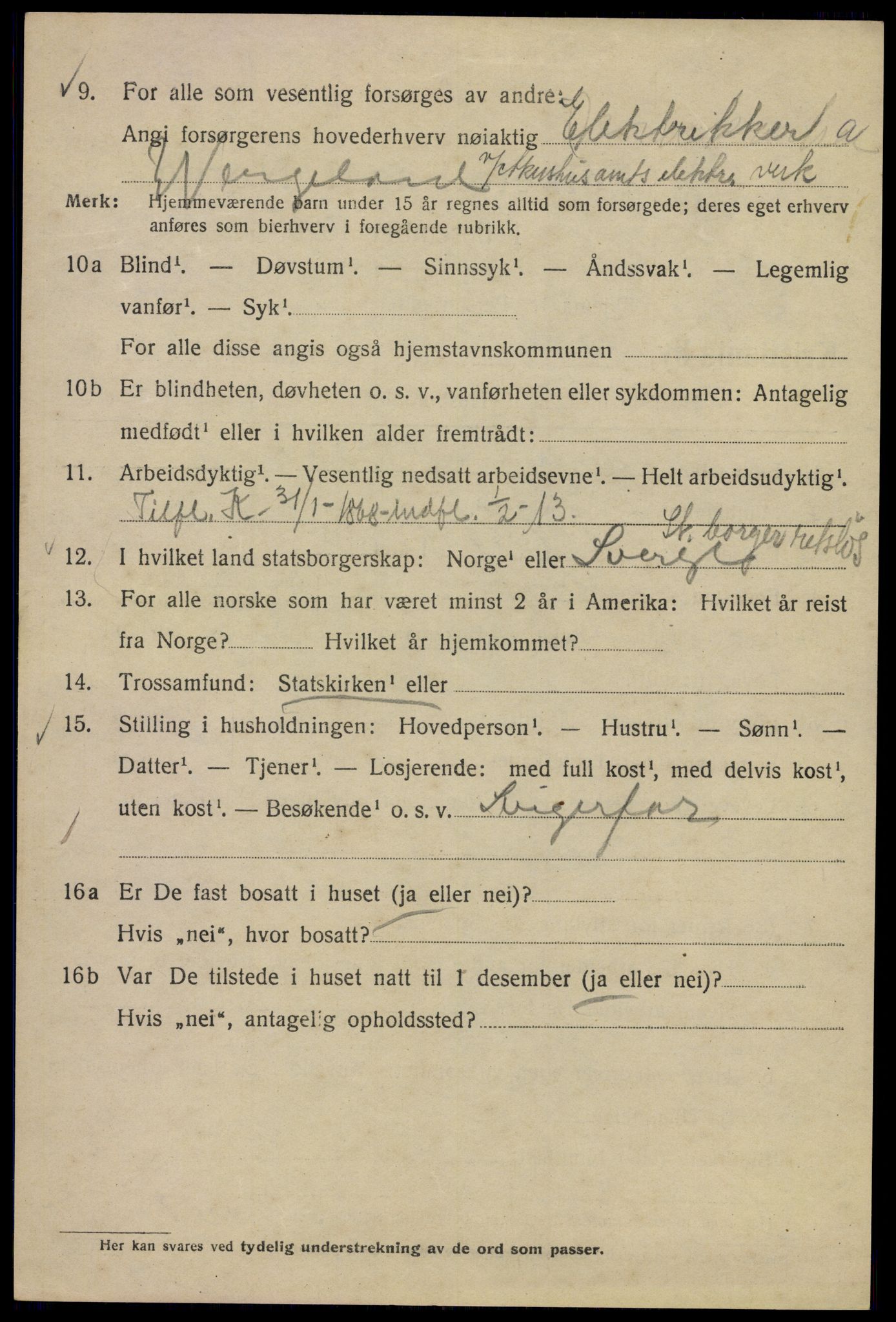 SAO, 1920 census for Kristiania, 1920, p. 379876