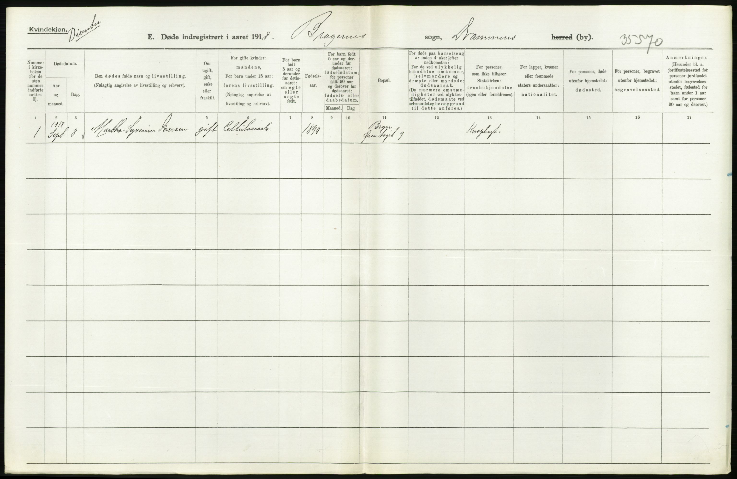 Statistisk sentralbyrå, Sosiodemografiske emner, Befolkning, AV/RA-S-2228/D/Df/Dfb/Dfbh/L0020: Buskerud fylke: Døde. Bygder og byer., 1918, p. 648