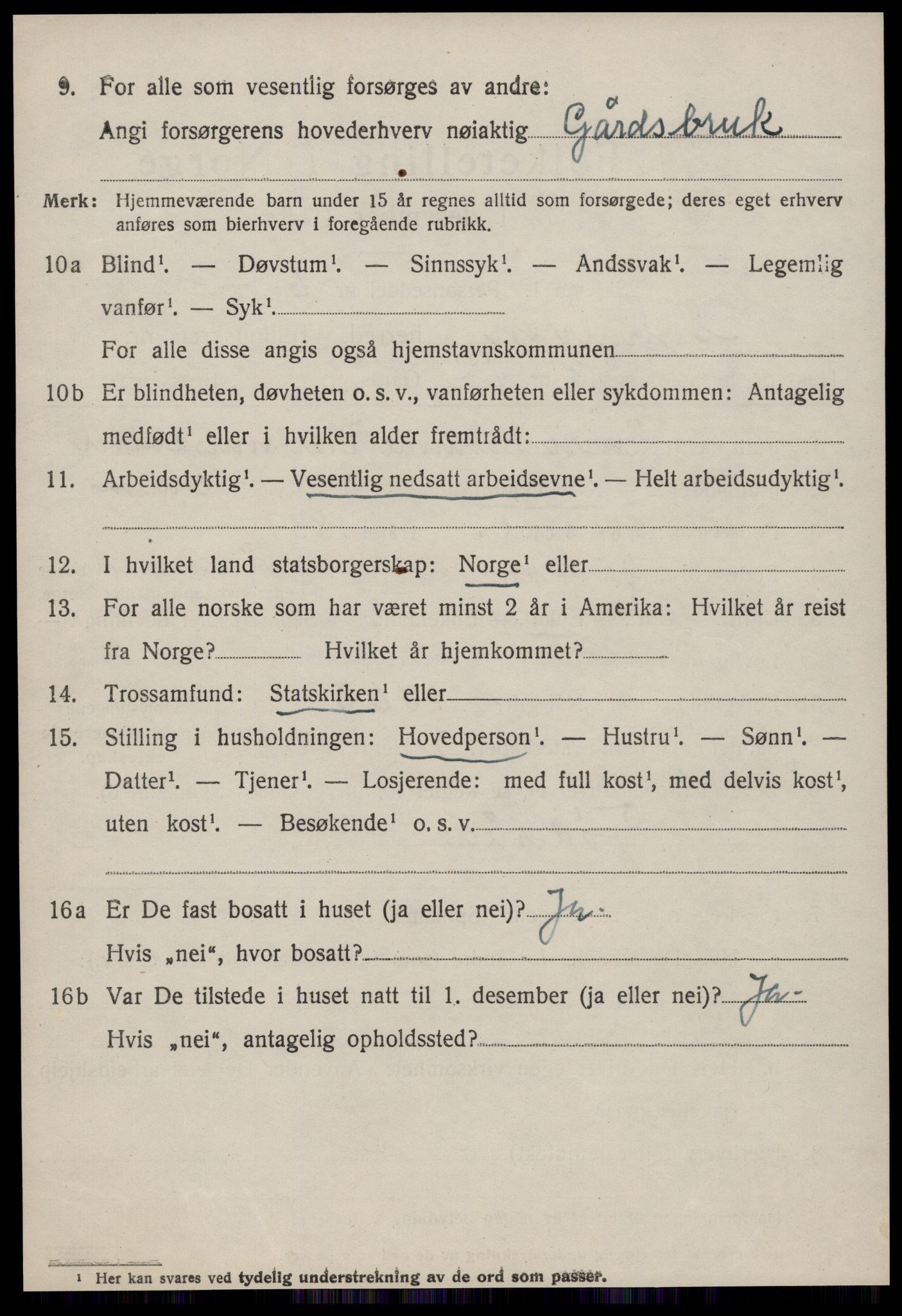 SAT, 1920 census for Sykkylven, 1920, p. 1090