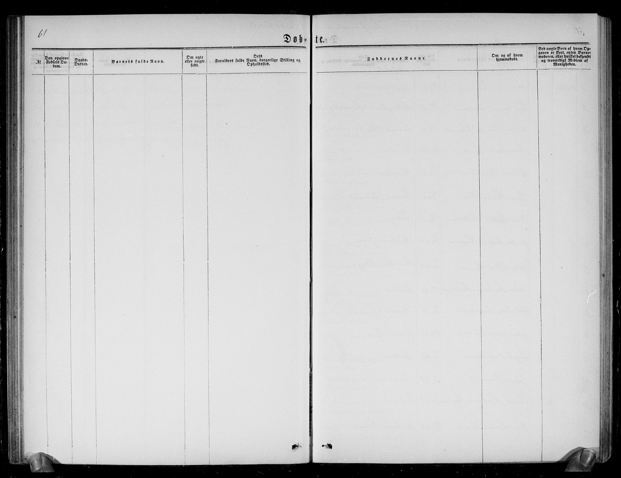 Brunlanes kirkebøker, AV/SAKO-A-342/G/Ga/L0002: Parish register (copy) no. I 2, 1866-1876, p. 61