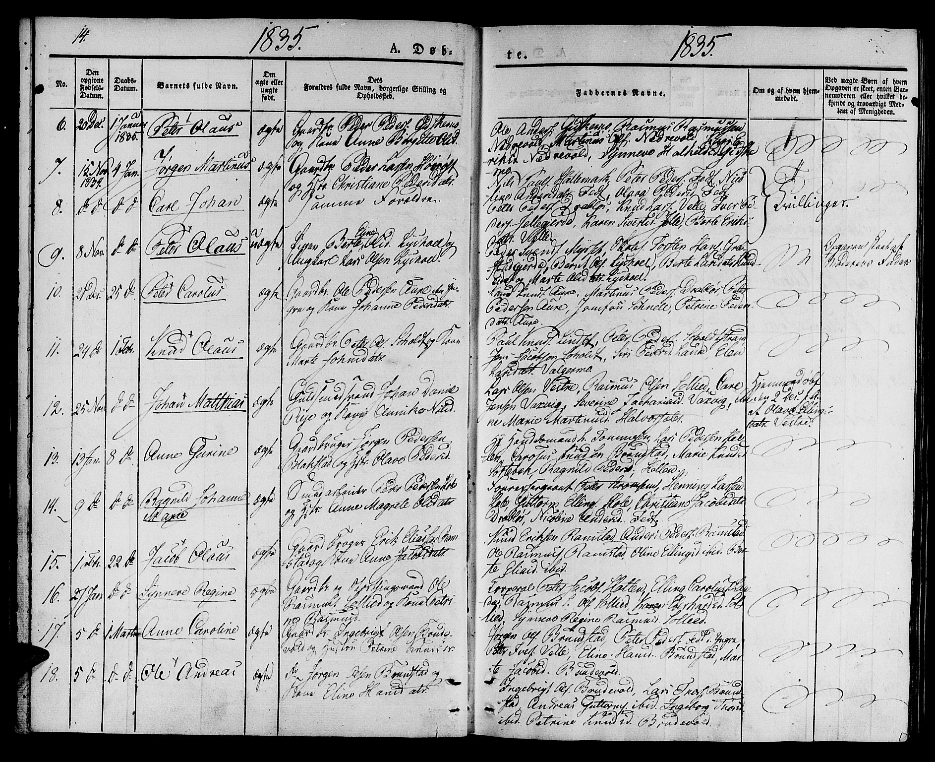 Ministerialprotokoller, klokkerbøker og fødselsregistre - Møre og Romsdal, SAT/A-1454/522/L0311: Parish register (official) no. 522A06, 1832-1842, p. 14