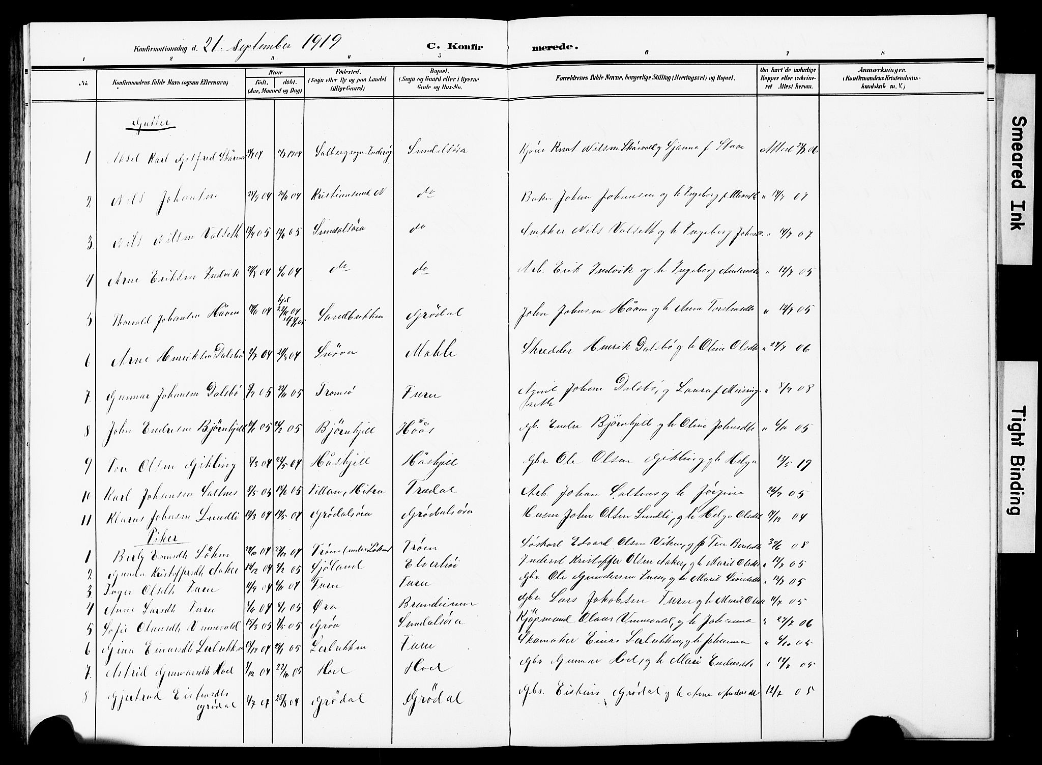 Ministerialprotokoller, klokkerbøker og fødselsregistre - Møre og Romsdal, AV/SAT-A-1454/590/L1017: Parish register (copy) no. 590C02, 1869-1931