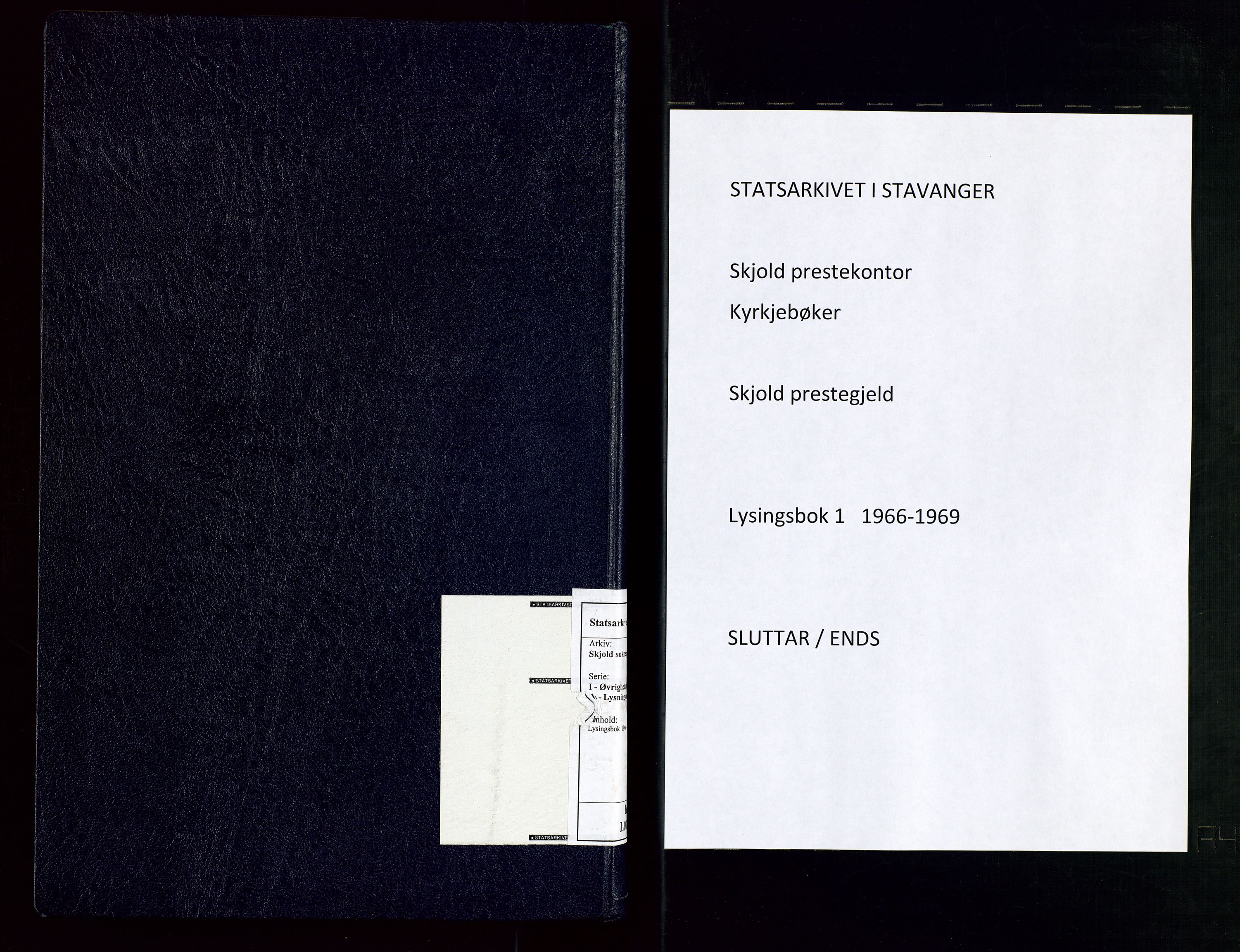 Skjold sokneprestkontor, AV/SAST-A-101847/I/Ie/L0002: Banns register no. 2, 1966-1969